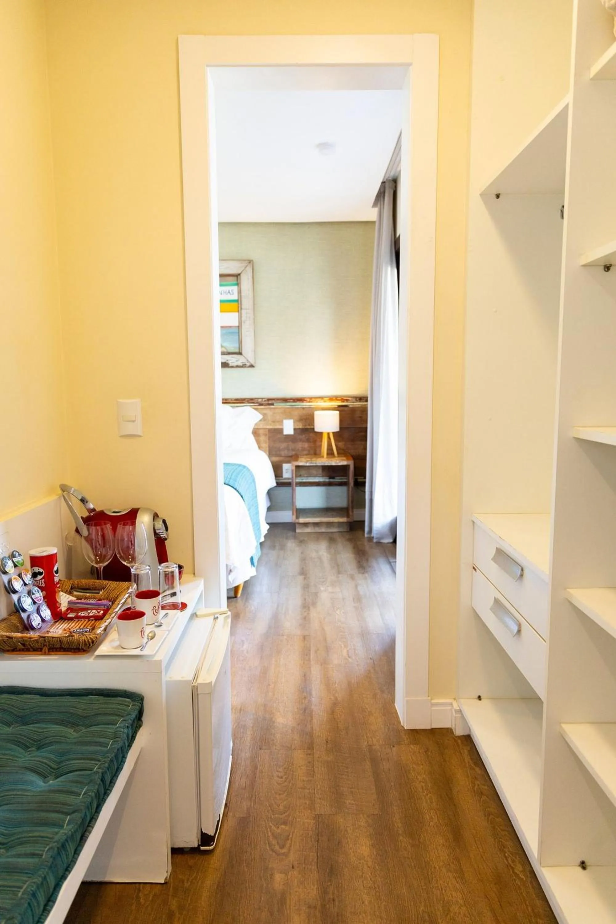 Property building, Bed in Hospedaria Refugio das Galés