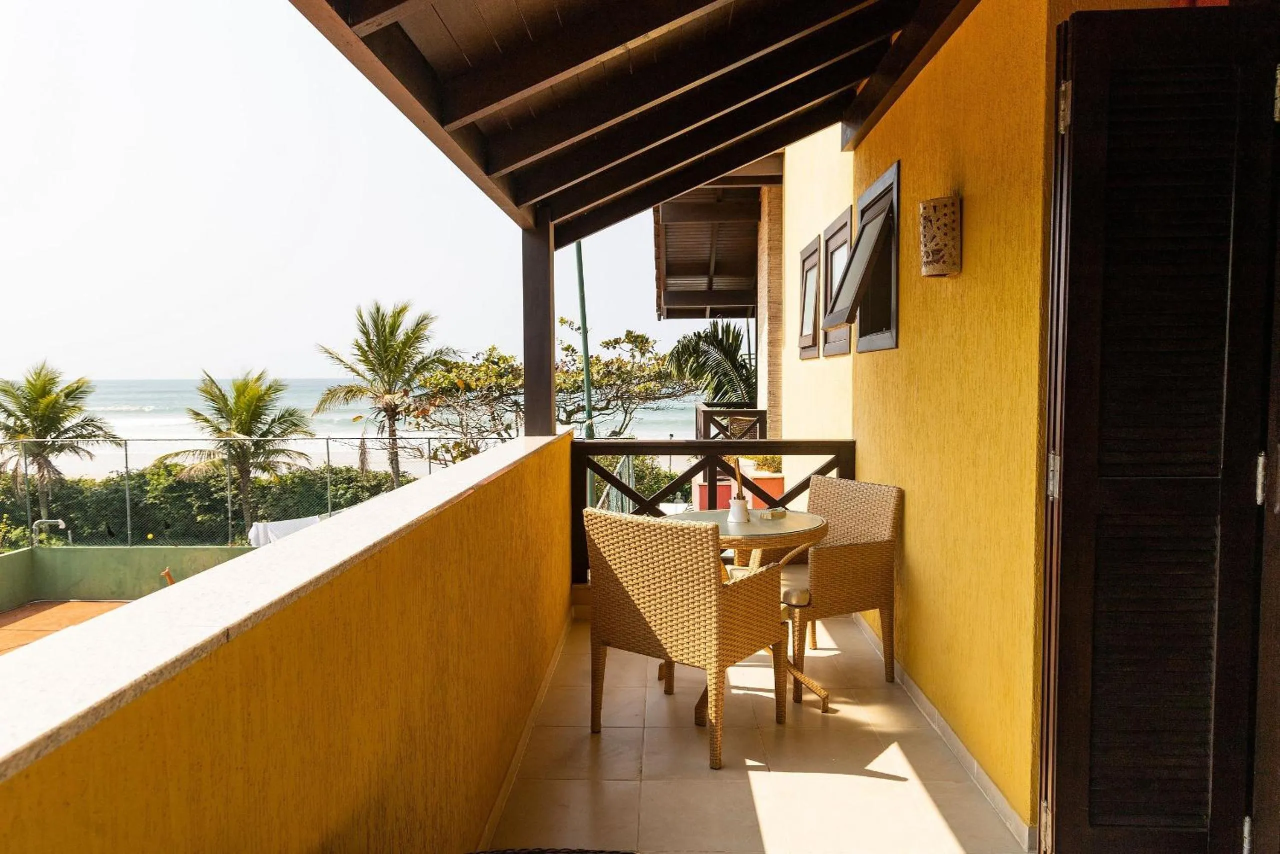 Balcony/Terrace in Hospedaria Refugio das Galés