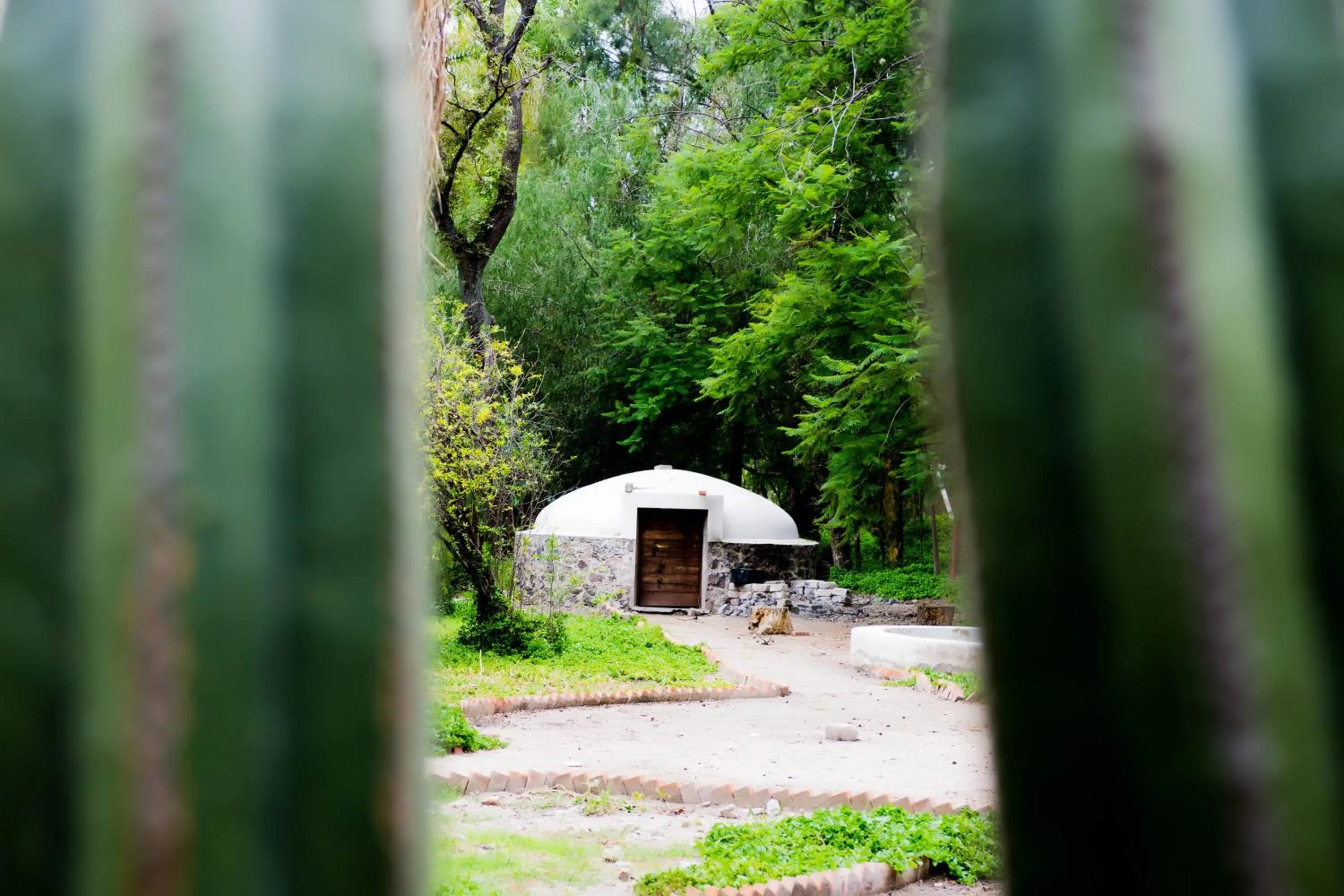 Hot Spring Bath in Hotel Ex Hacienda La Pitaya Querétaro