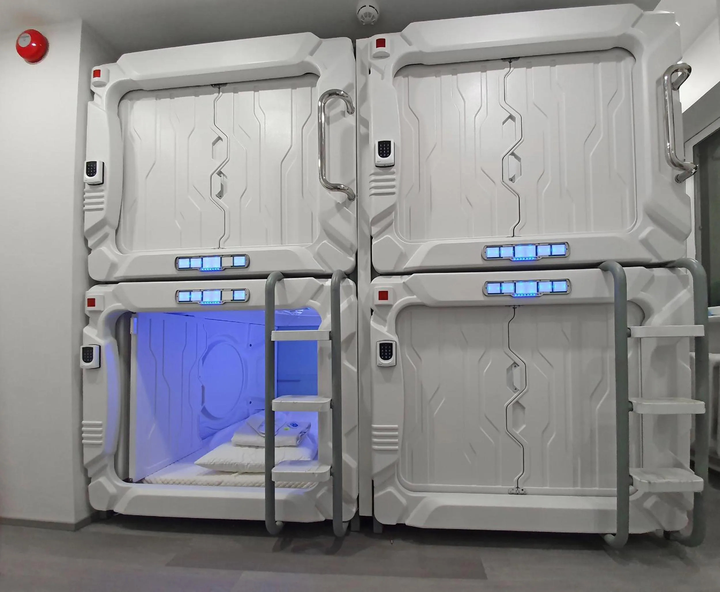 bunk bed, Bed in Capsule Hostels Tallinn