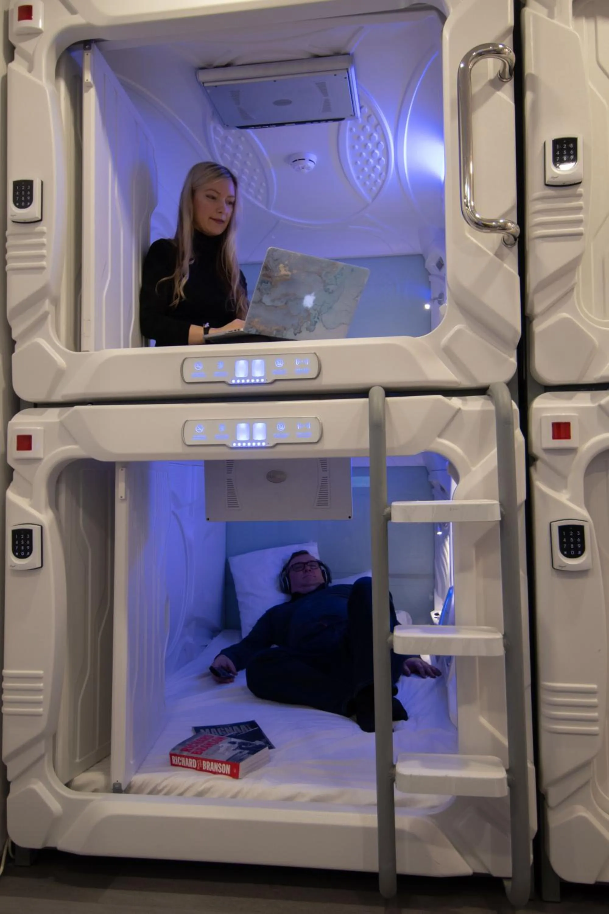 People, Bed in Capsule Hostels Tallinn