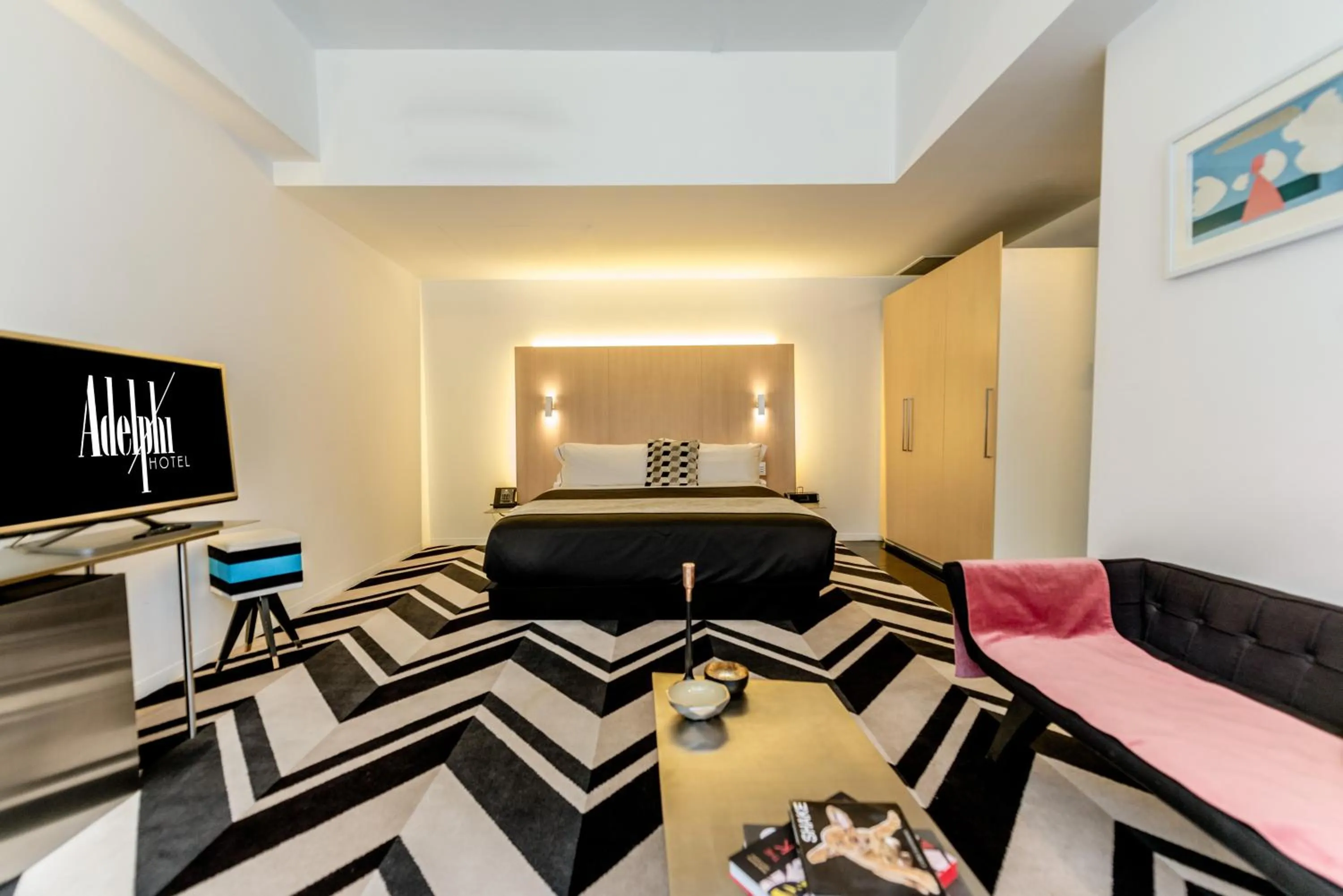 Bed in Adelphi Hotel