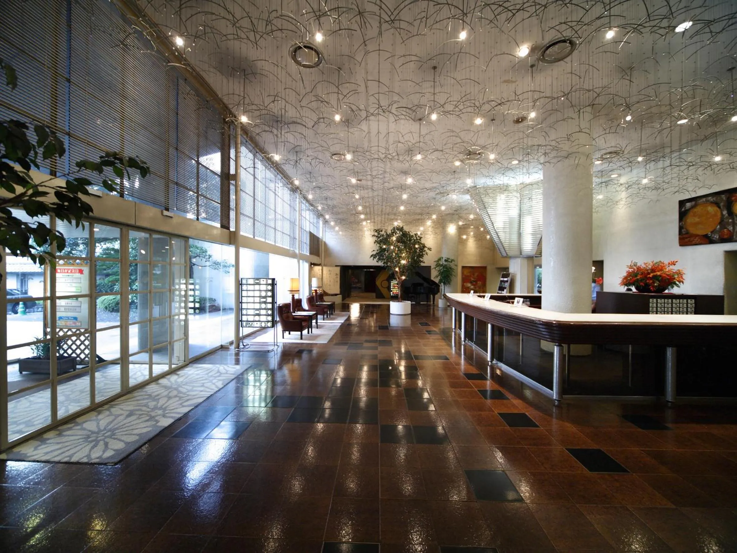 Lobby or reception in Shiragiku