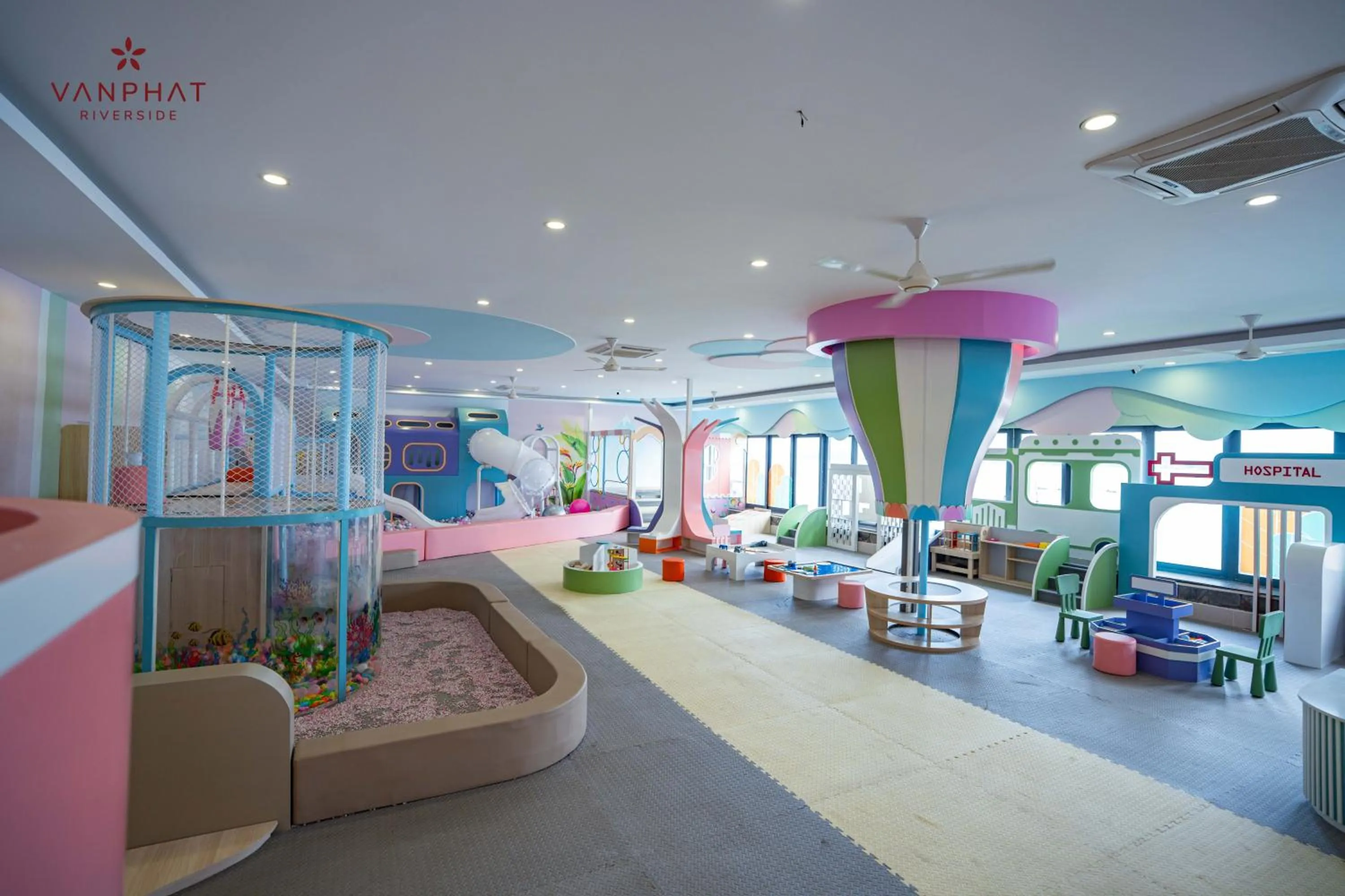 Kids's club in Van Phat Riverside Hotel