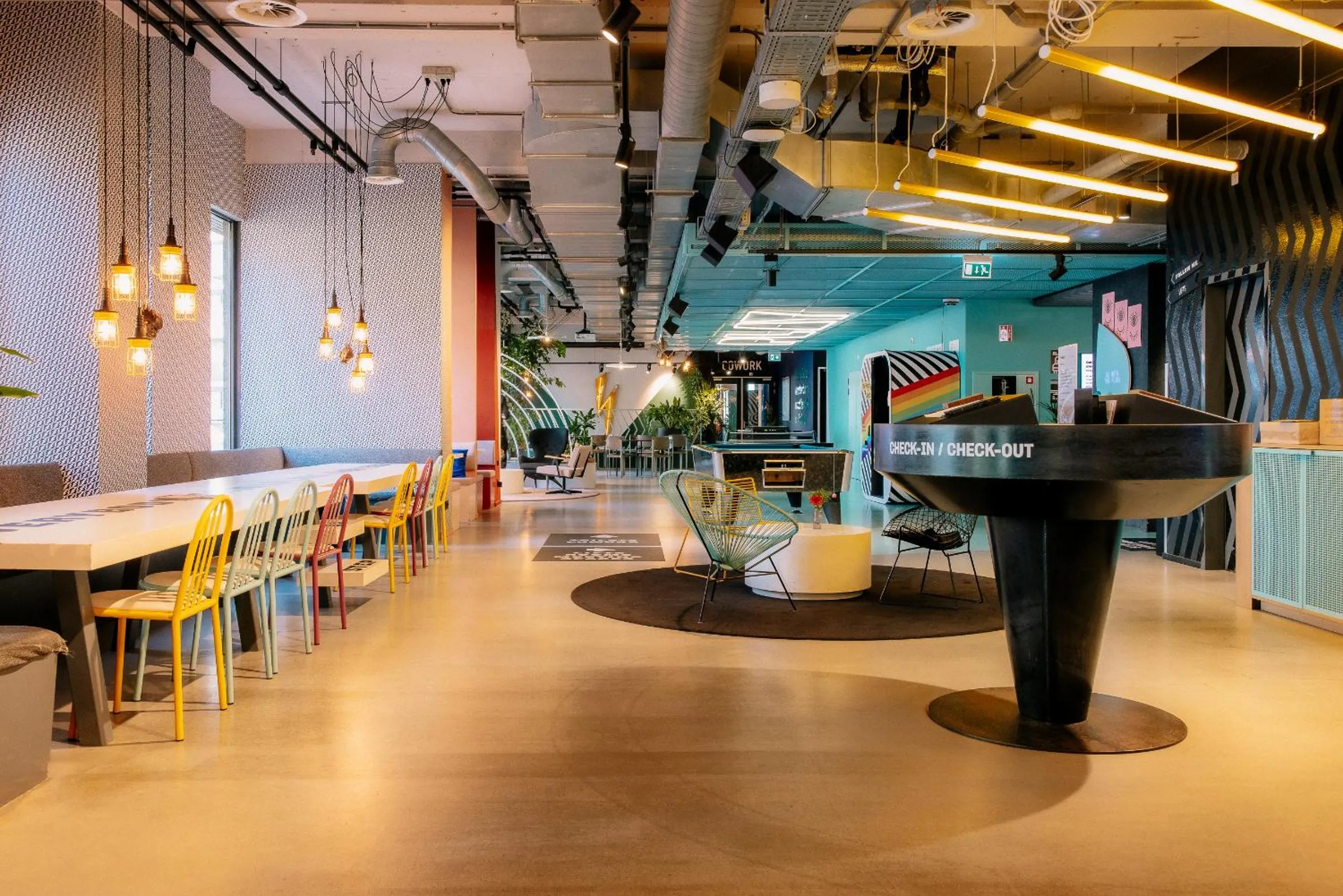 Lobby or reception in The Social Hub Amsterdam West