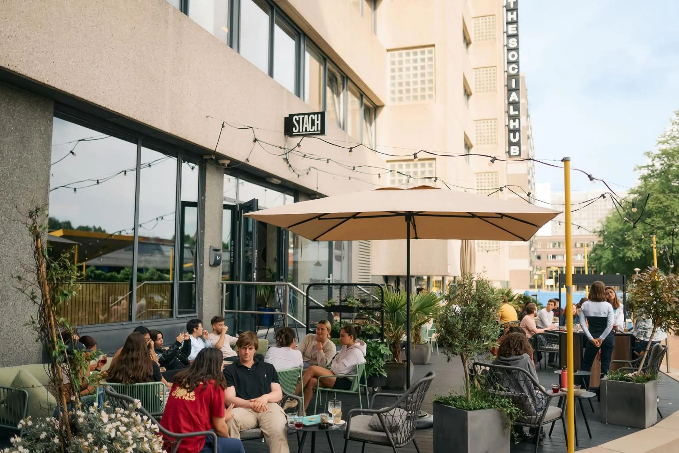 Patio in The Social Hub Amsterdam West