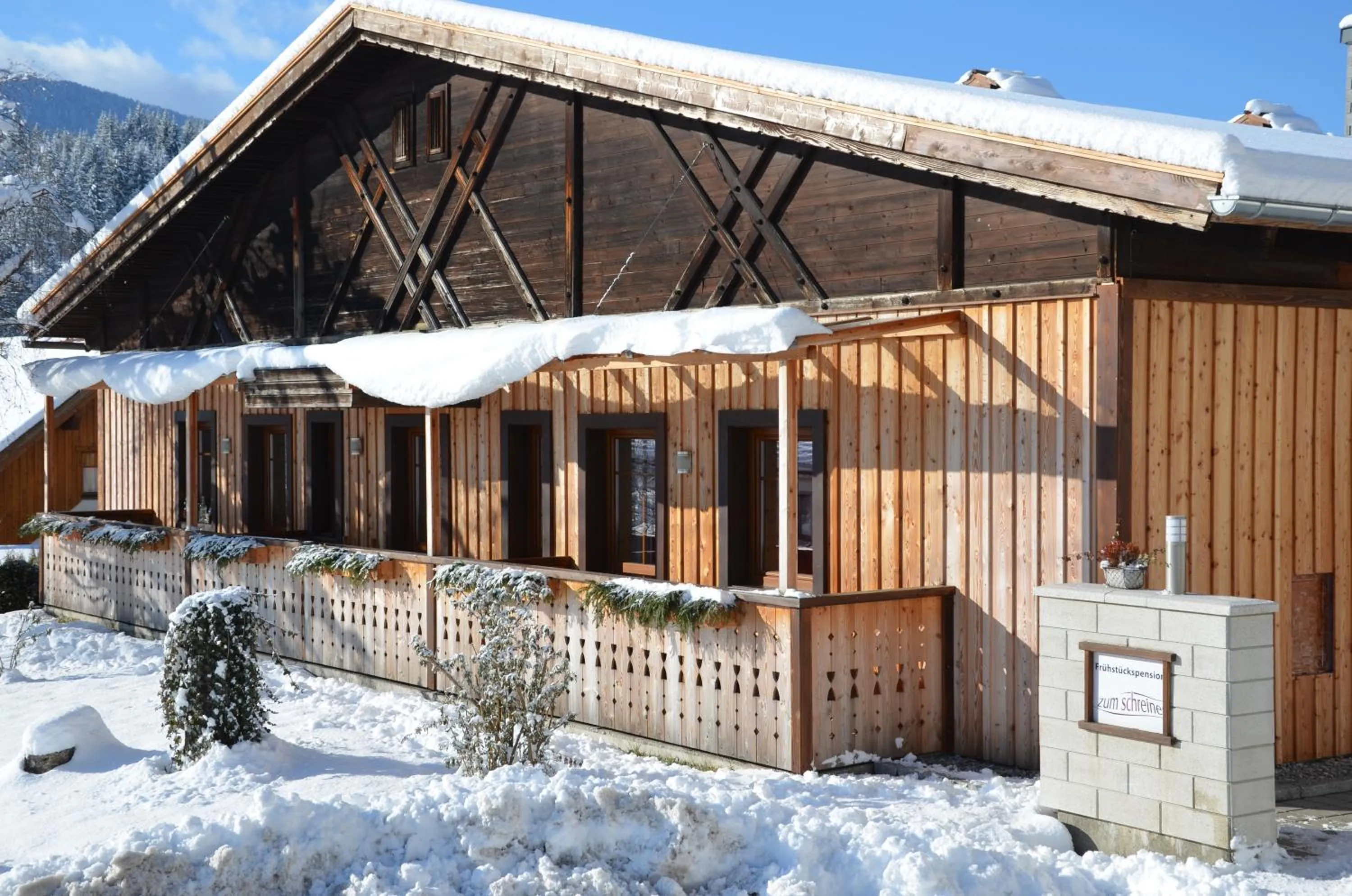 Quiet street view in Pension zum Schreiner