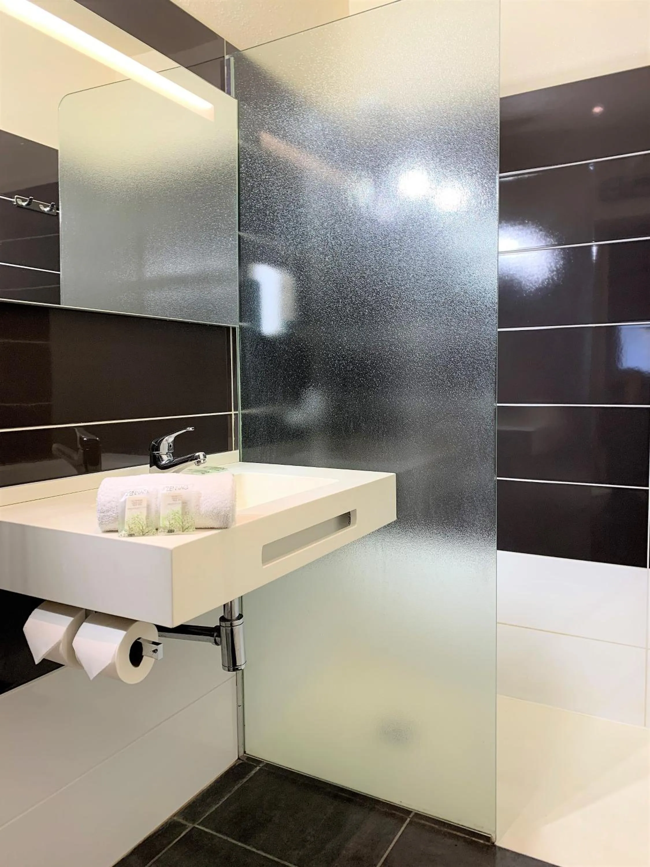 Bathroom in Hôtel Grand Confort Le Moulin Rouge