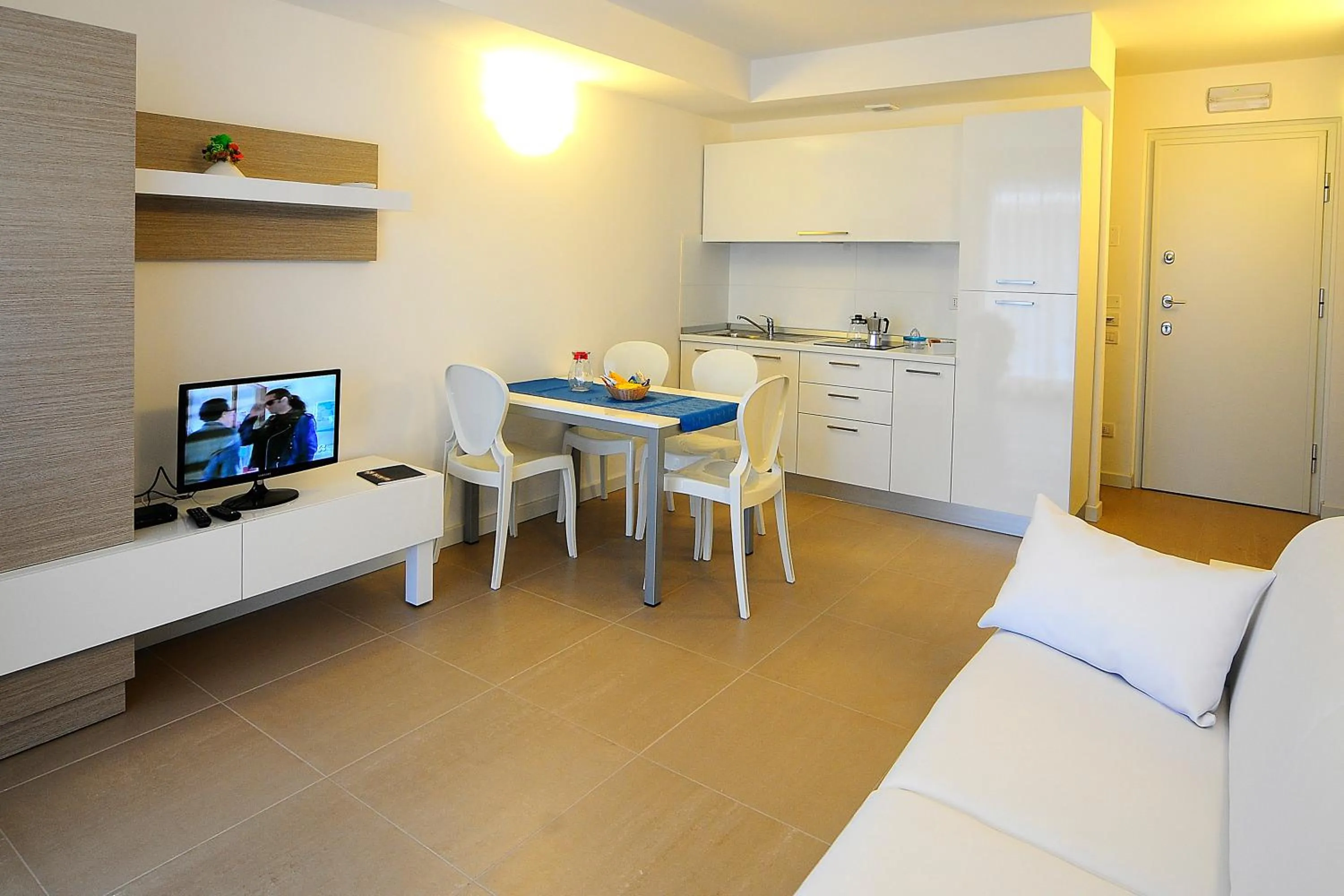Kitchen or kitchenette in Aparthotel Tiziano