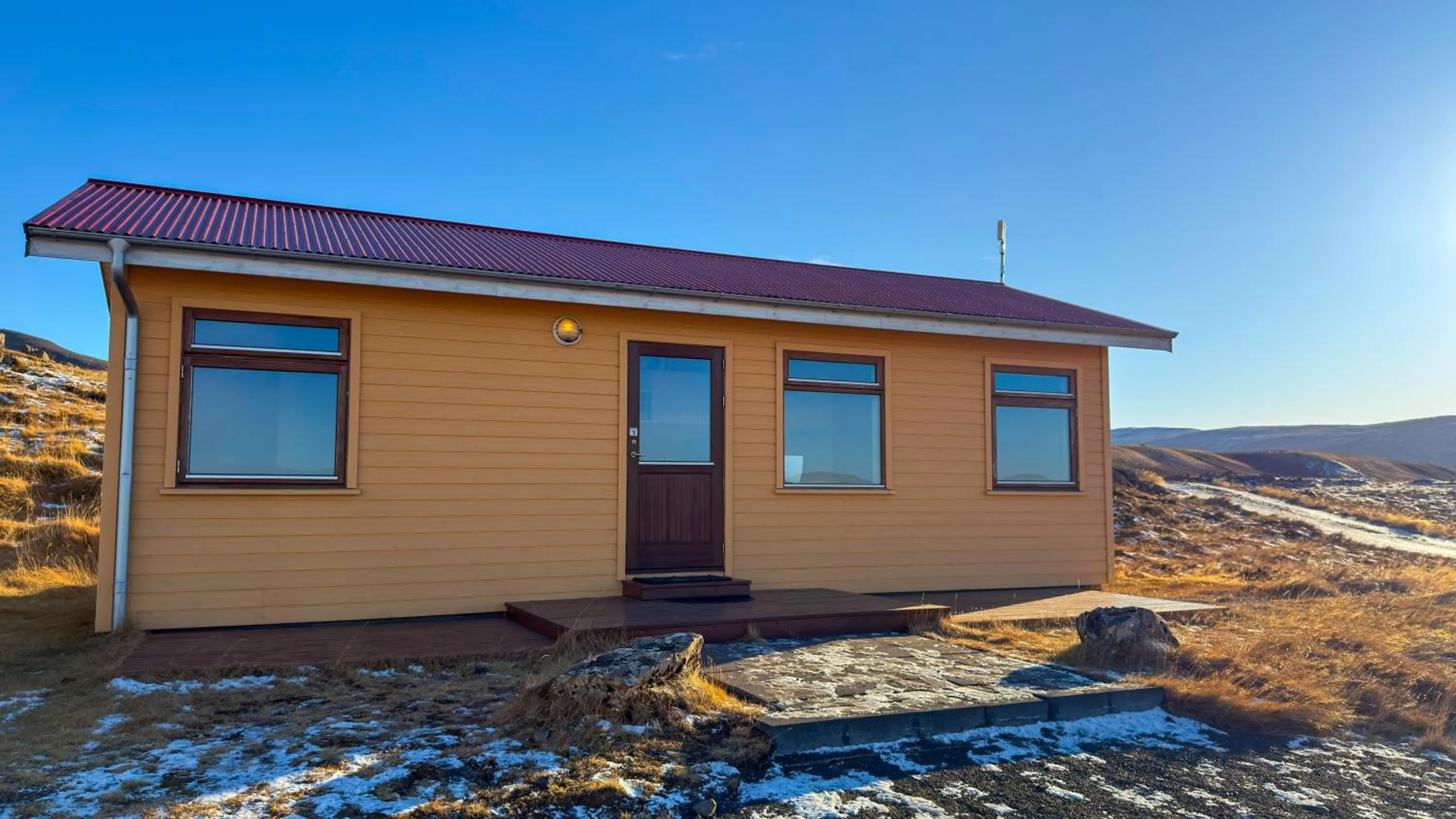 Natural landscape in Fossatún Sunset Cottage