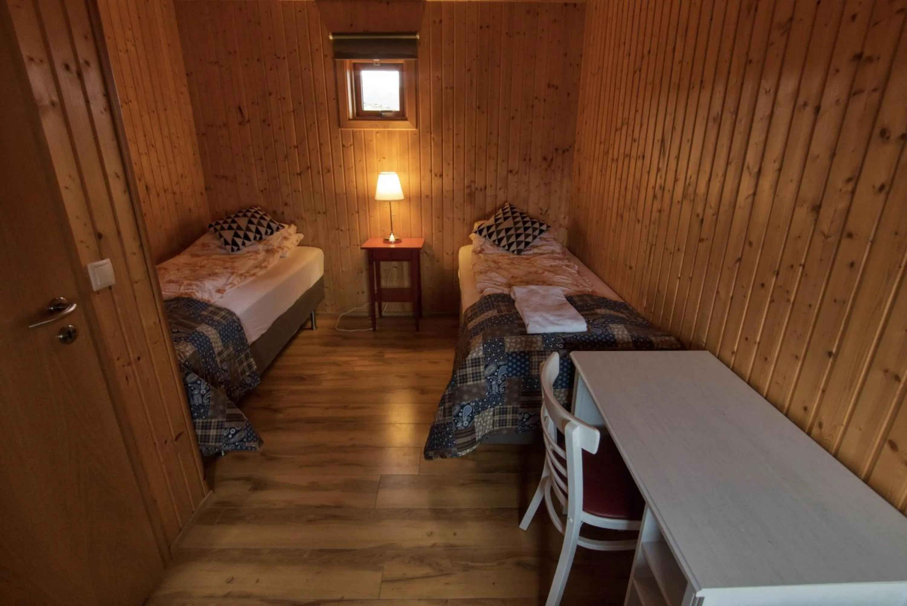 Bedroom, Bed in Fossatún Sunset Cottage