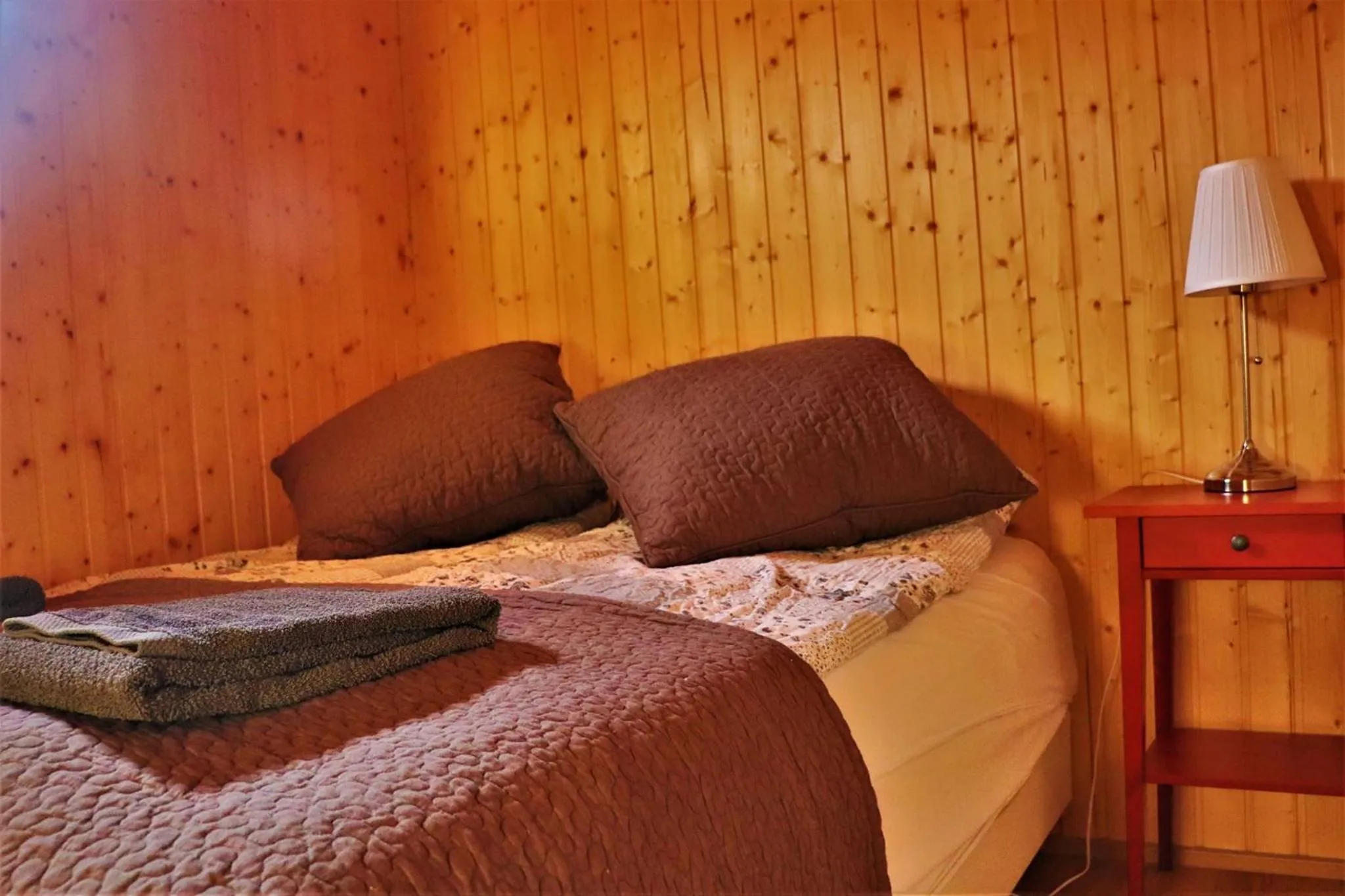 Photo of the whole room, Bed in Fossatún Sunset Cottage