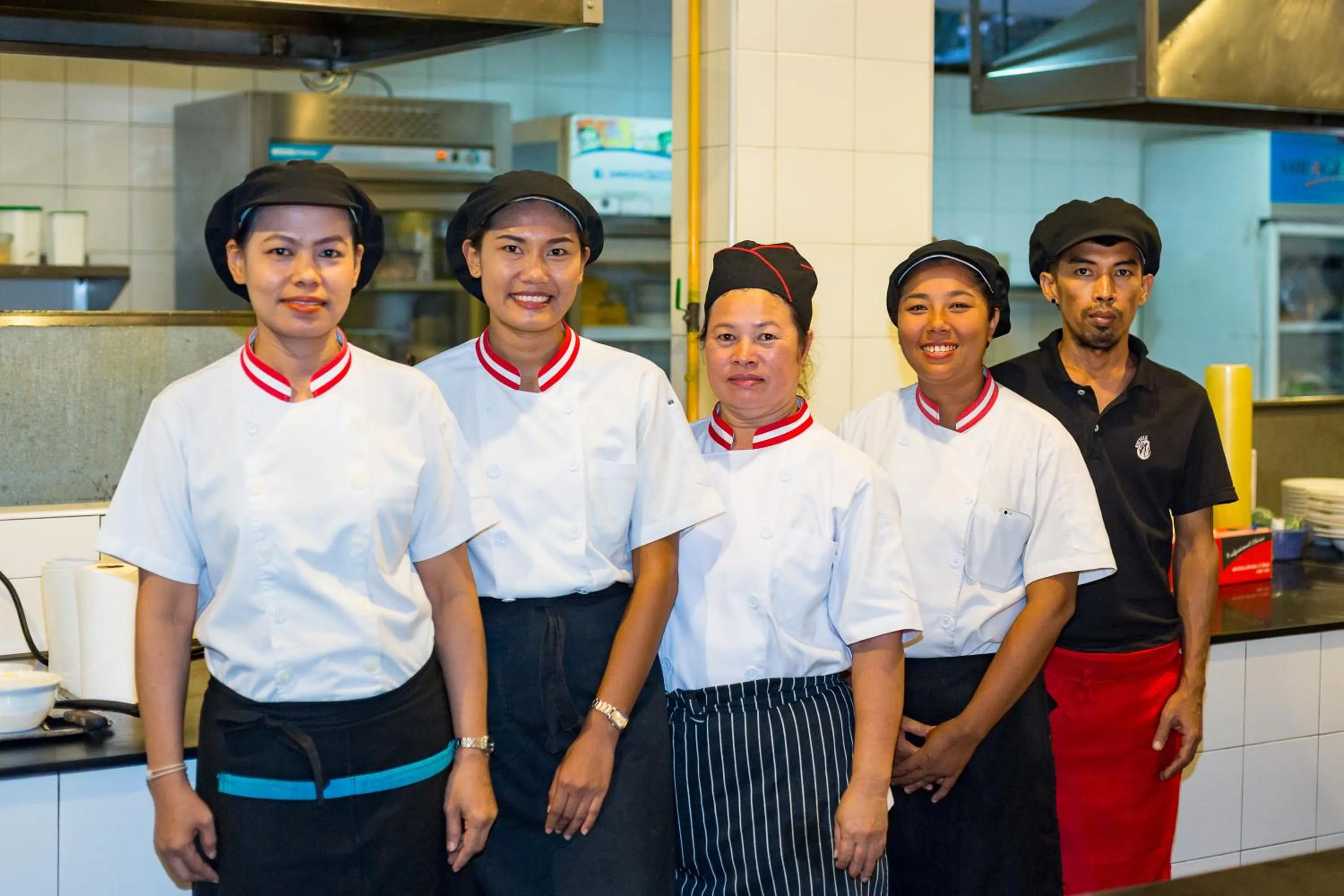 Staff in Austrian Garden Hotel & Restaurant Patong
