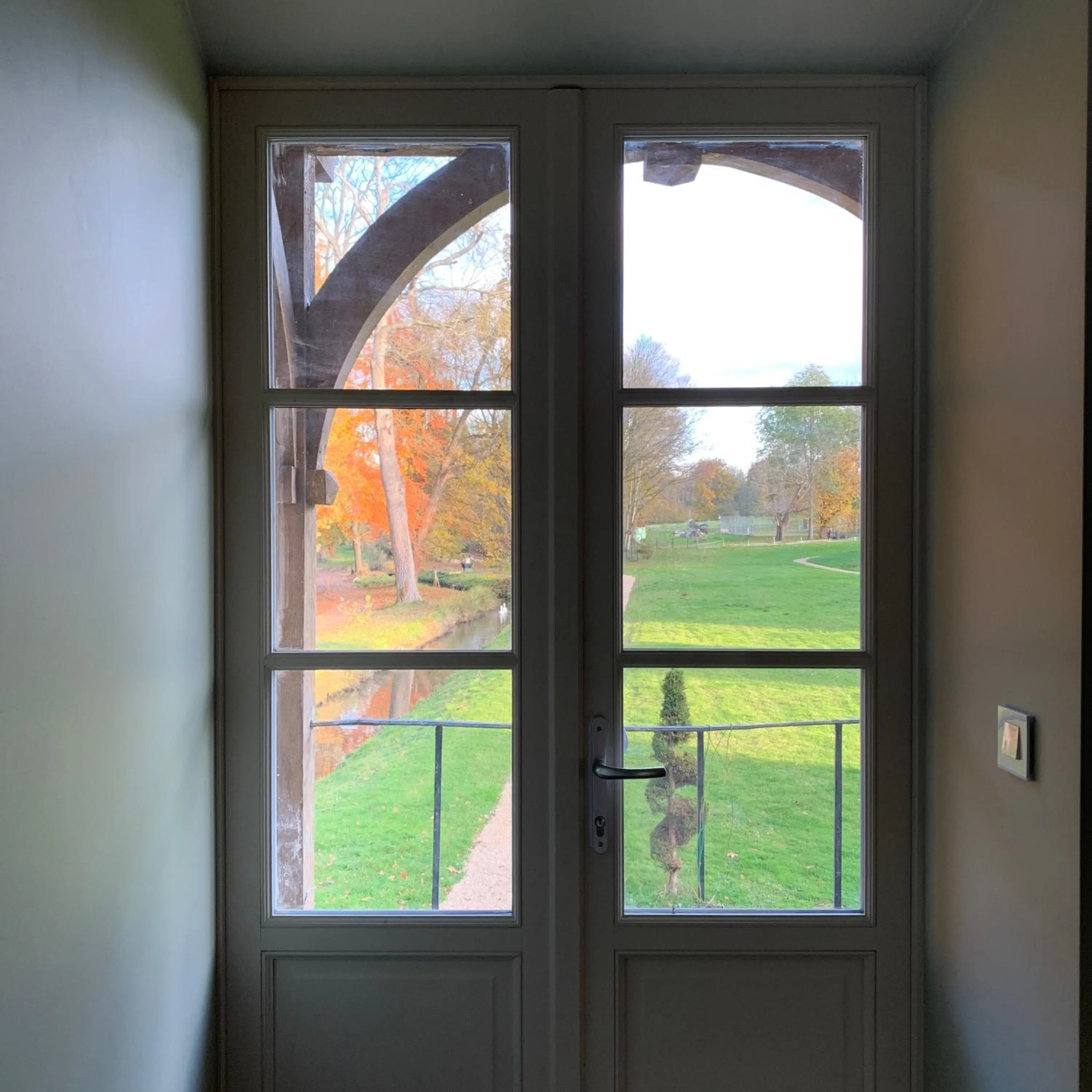 Garden view in Domaine du Plessis