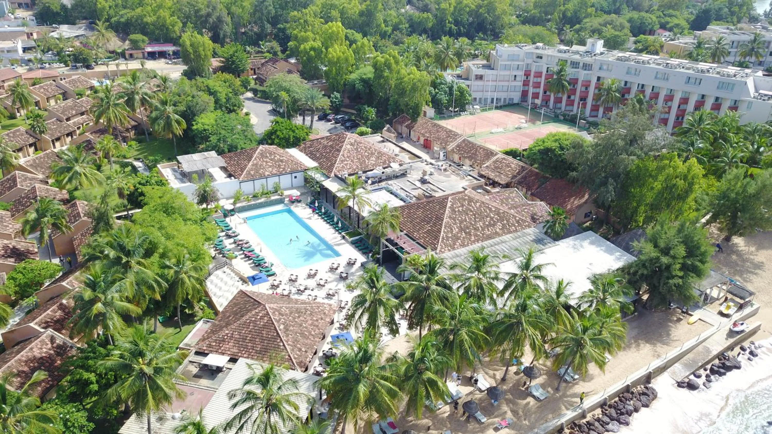 Bird's eye view in Le Saly Hotel & Hotel Club Filaos - All Inclusive