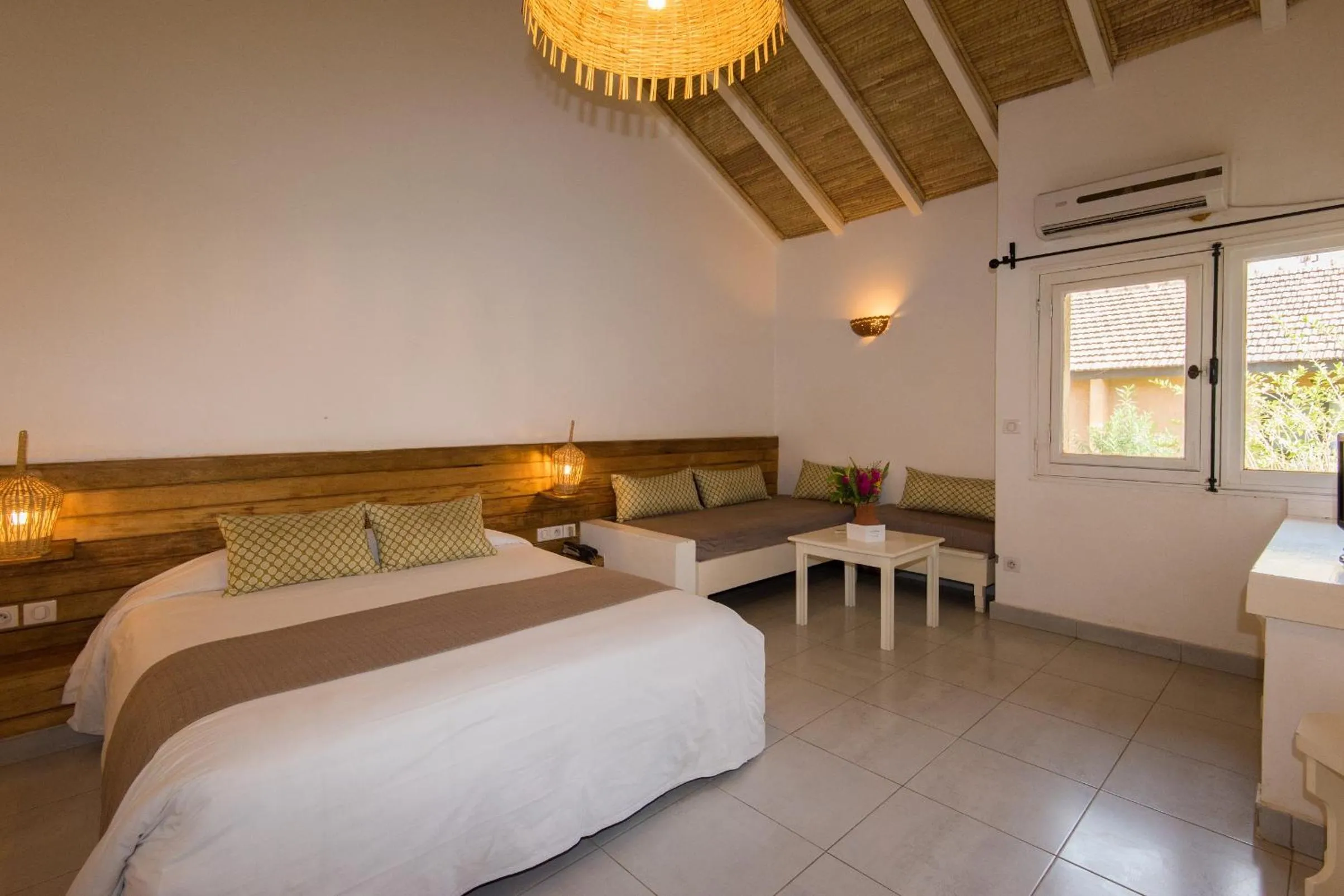 Bedroom, Bed in Le Saly Hotel & Hotel Club Filaos - All Inclusive