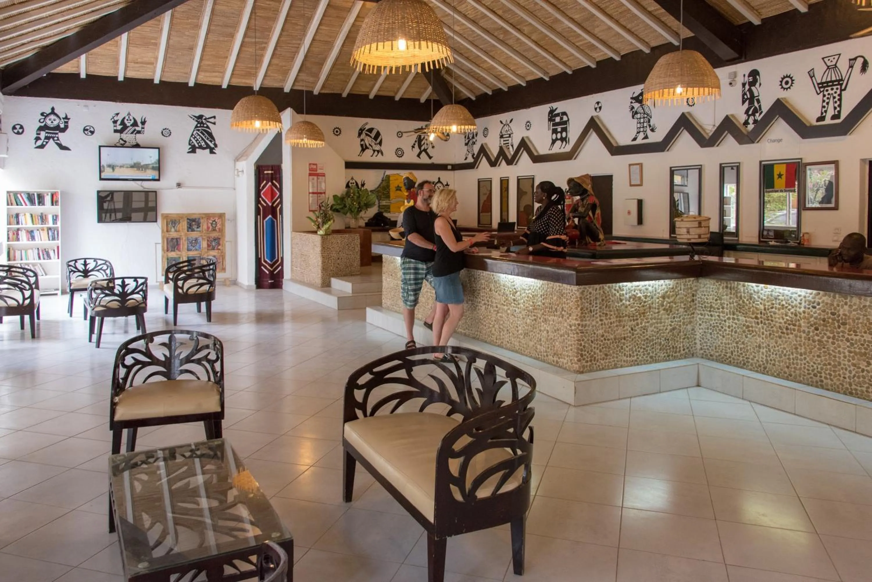 Lobby or reception in Le Saly Hotel & Hotel Club Filaos - All Inclusive