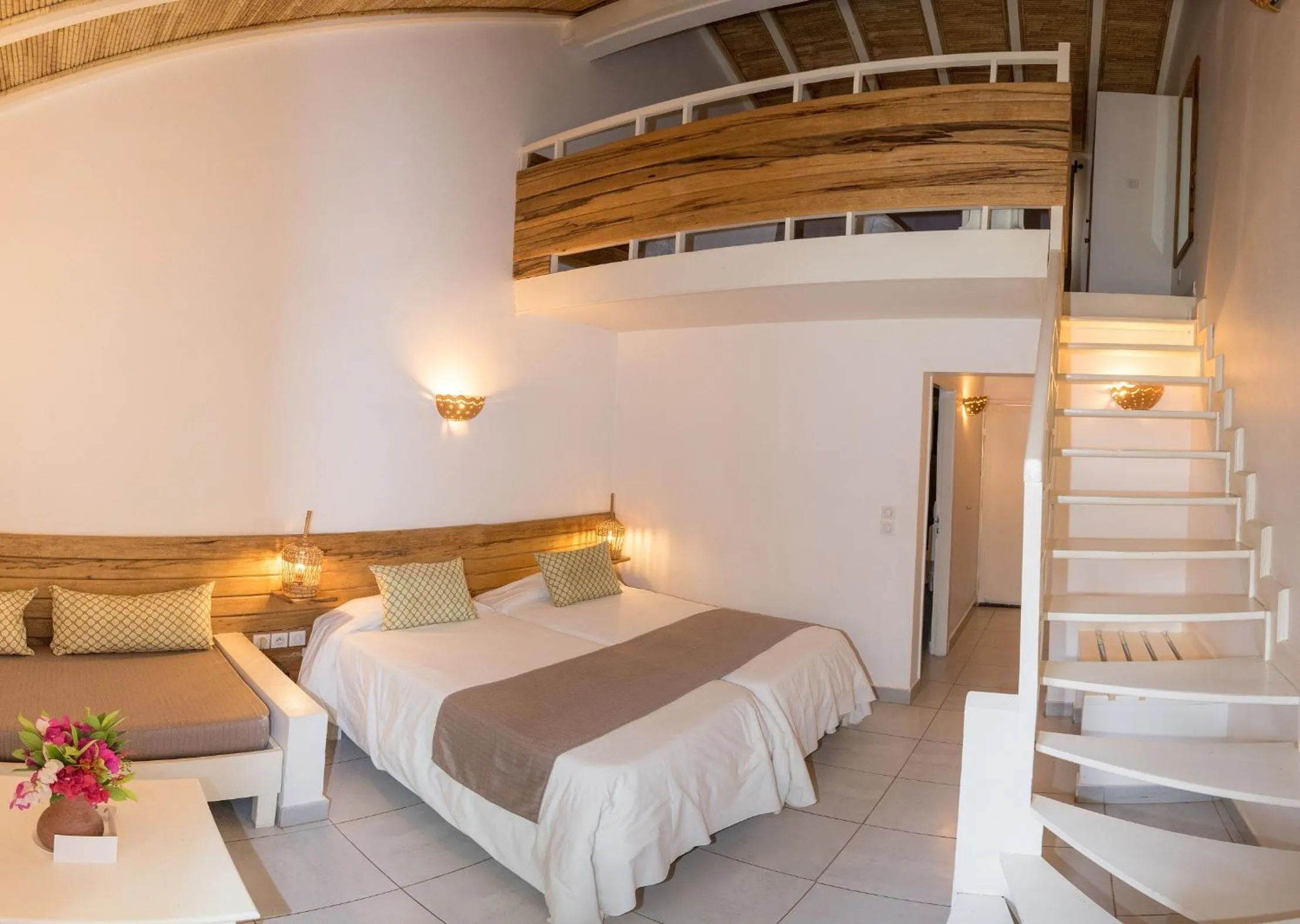 Bedroom, Bed in Le Saly Hotel & Hotel Club Filaos - All Inclusive