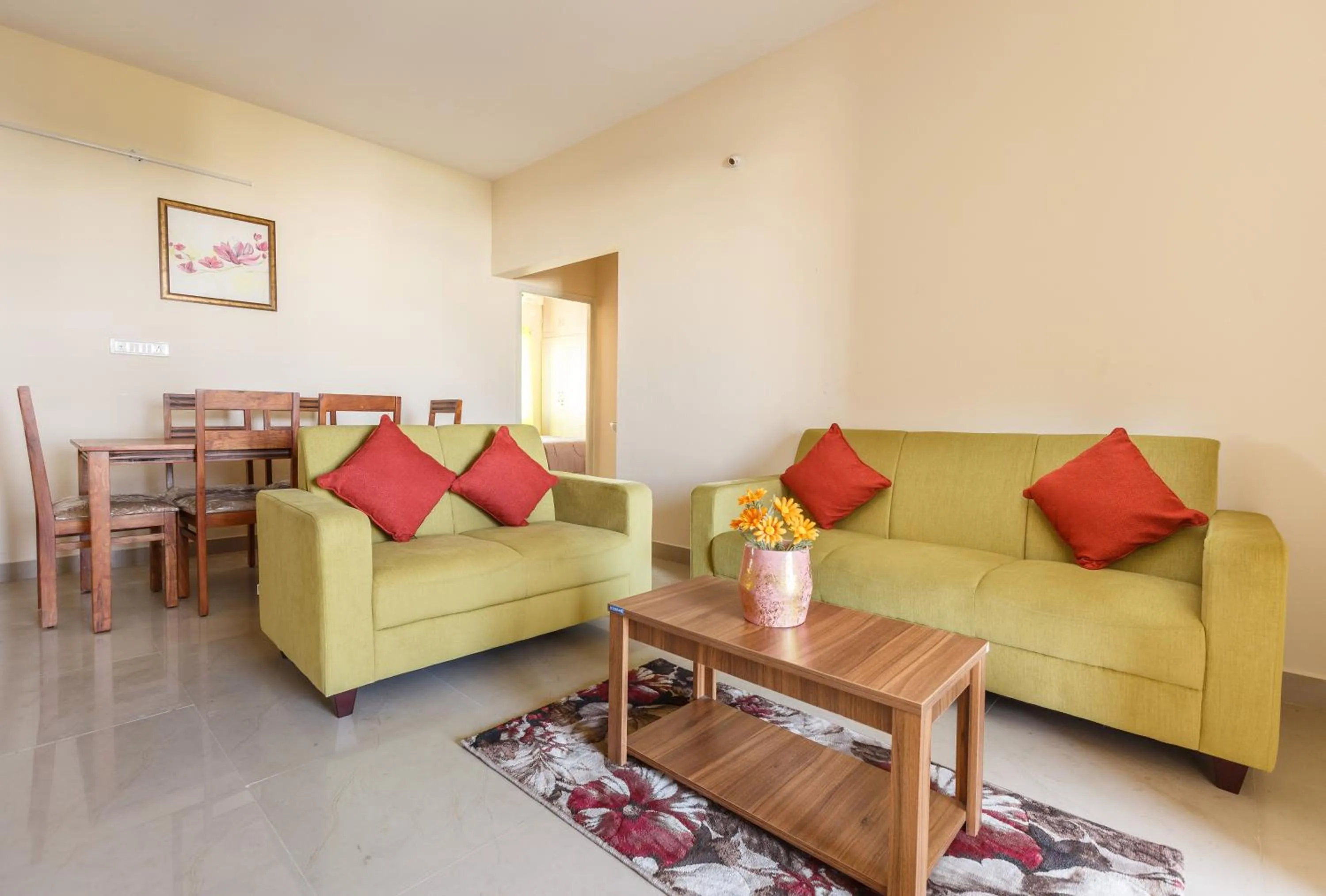 Living room in Misty Meridian Serviced Apartments