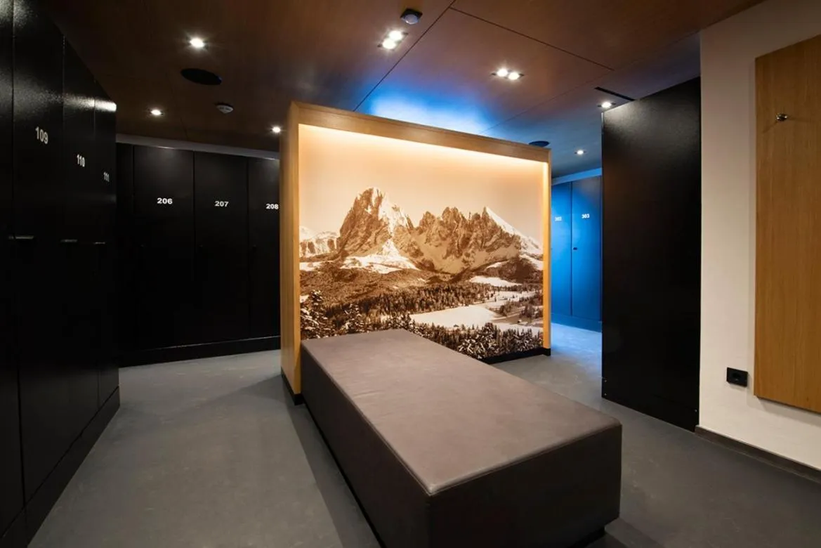 Bed in Hotel Garni Dolomieu