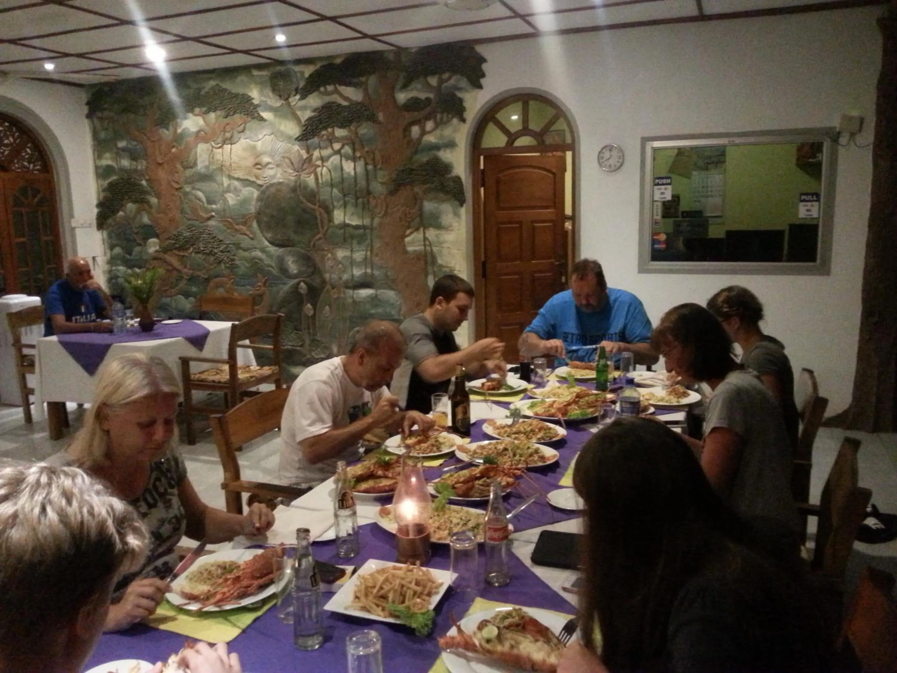 group of guests in Bougain Villa
