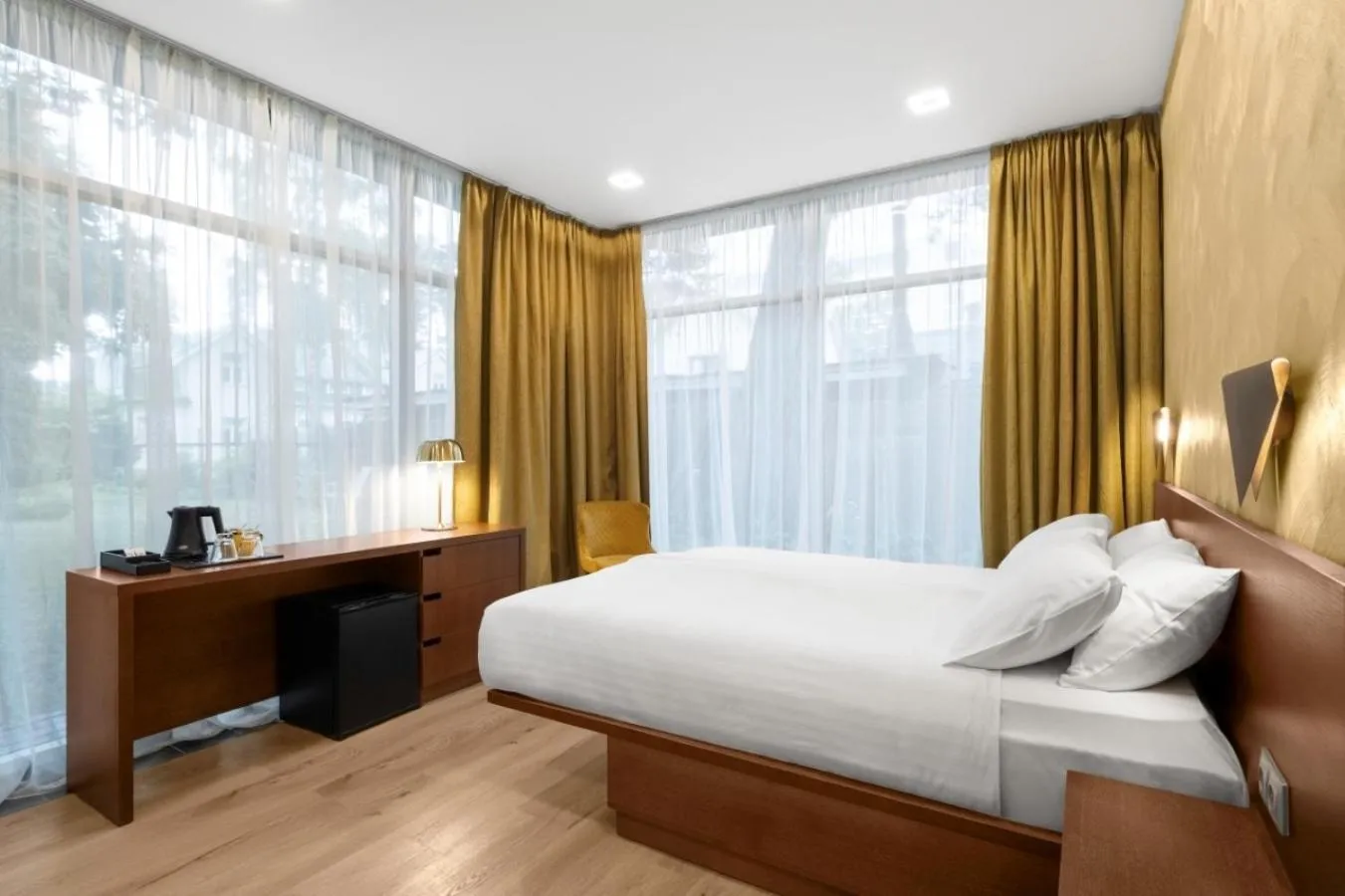 Bed in Rixwell Collection Seaside Hotel Jurmala