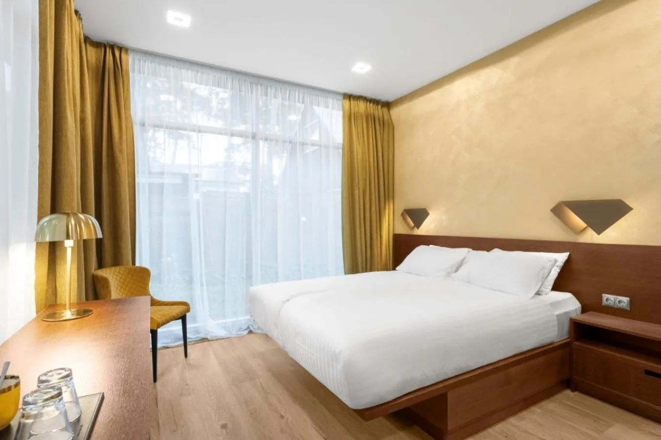 Bed in Rixwell Collection Seaside Hotel Jurmala