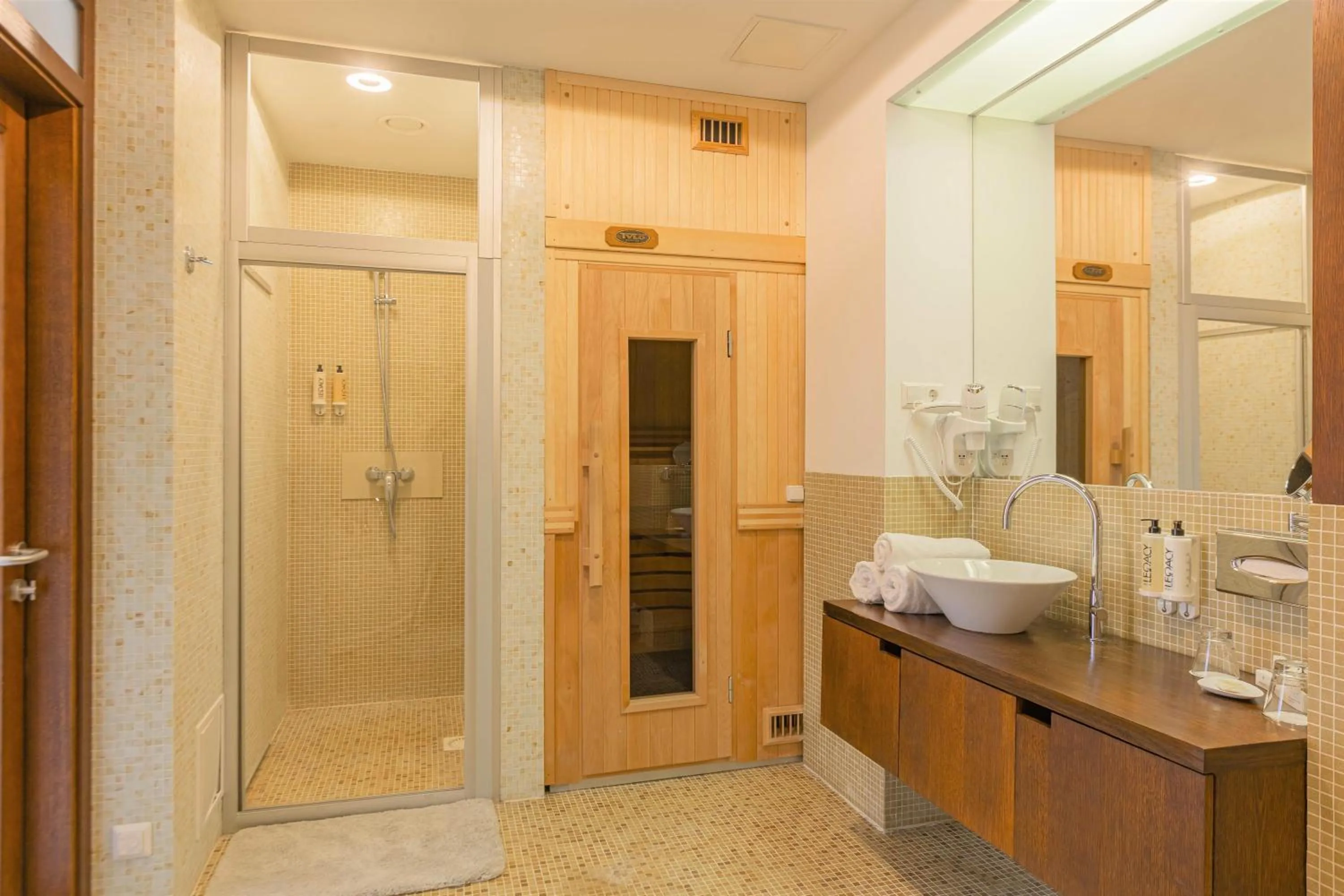 Shower in Rixwell Collection Seaside Hotel Jurmala