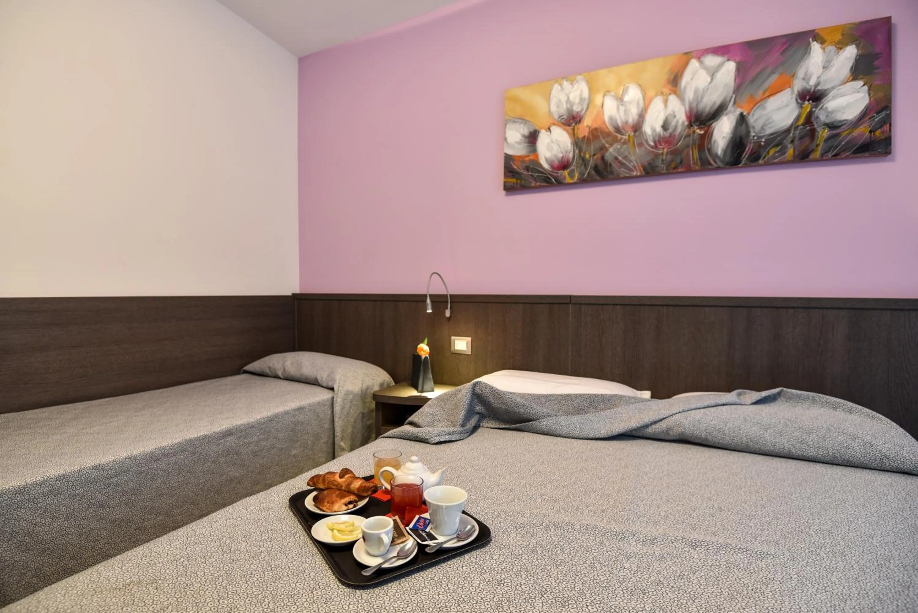 Bed in Hotel Villa Bianca