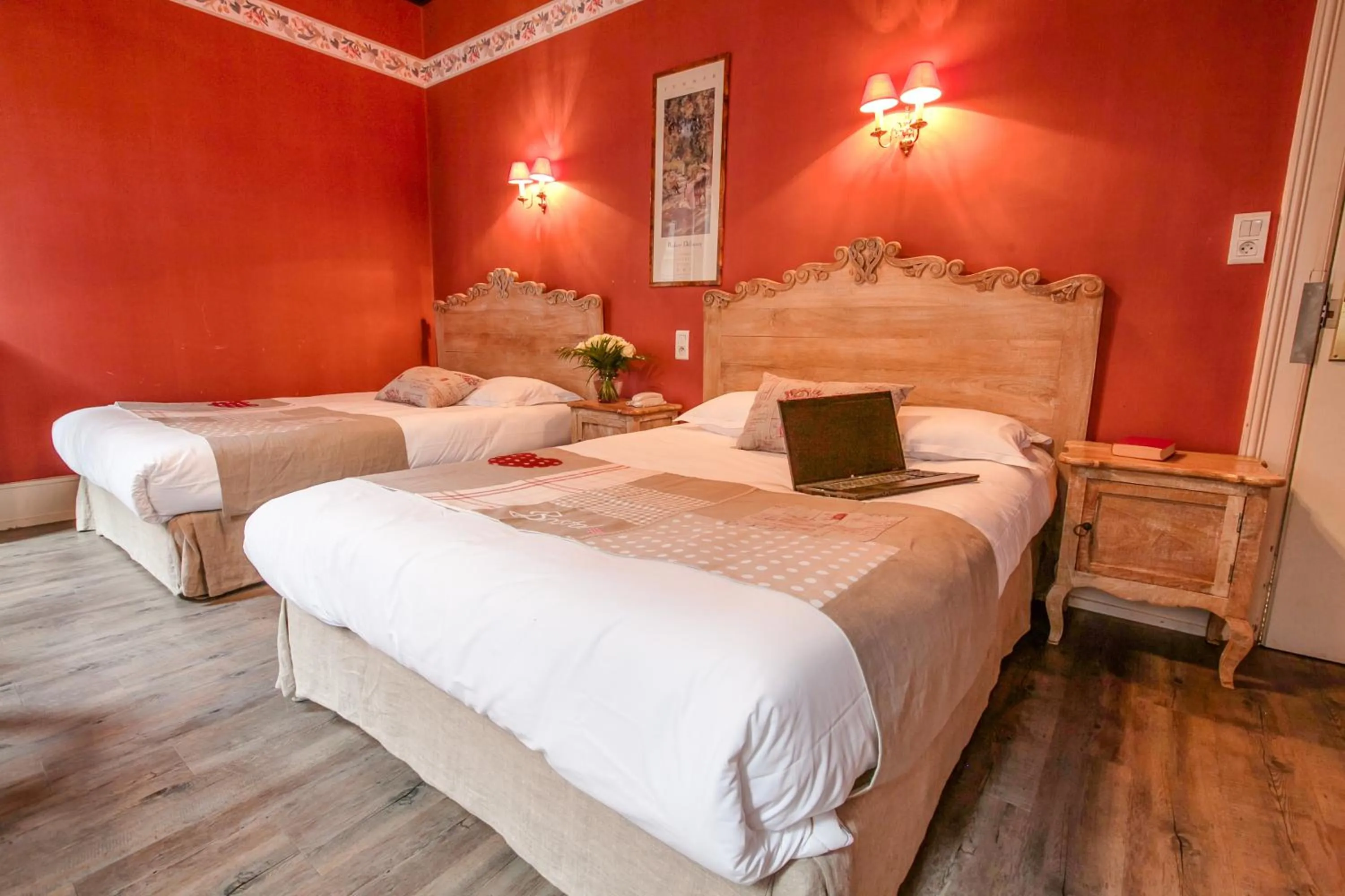 Bedroom, Bed in Brit Hotel Bristol Montbéliard Centre