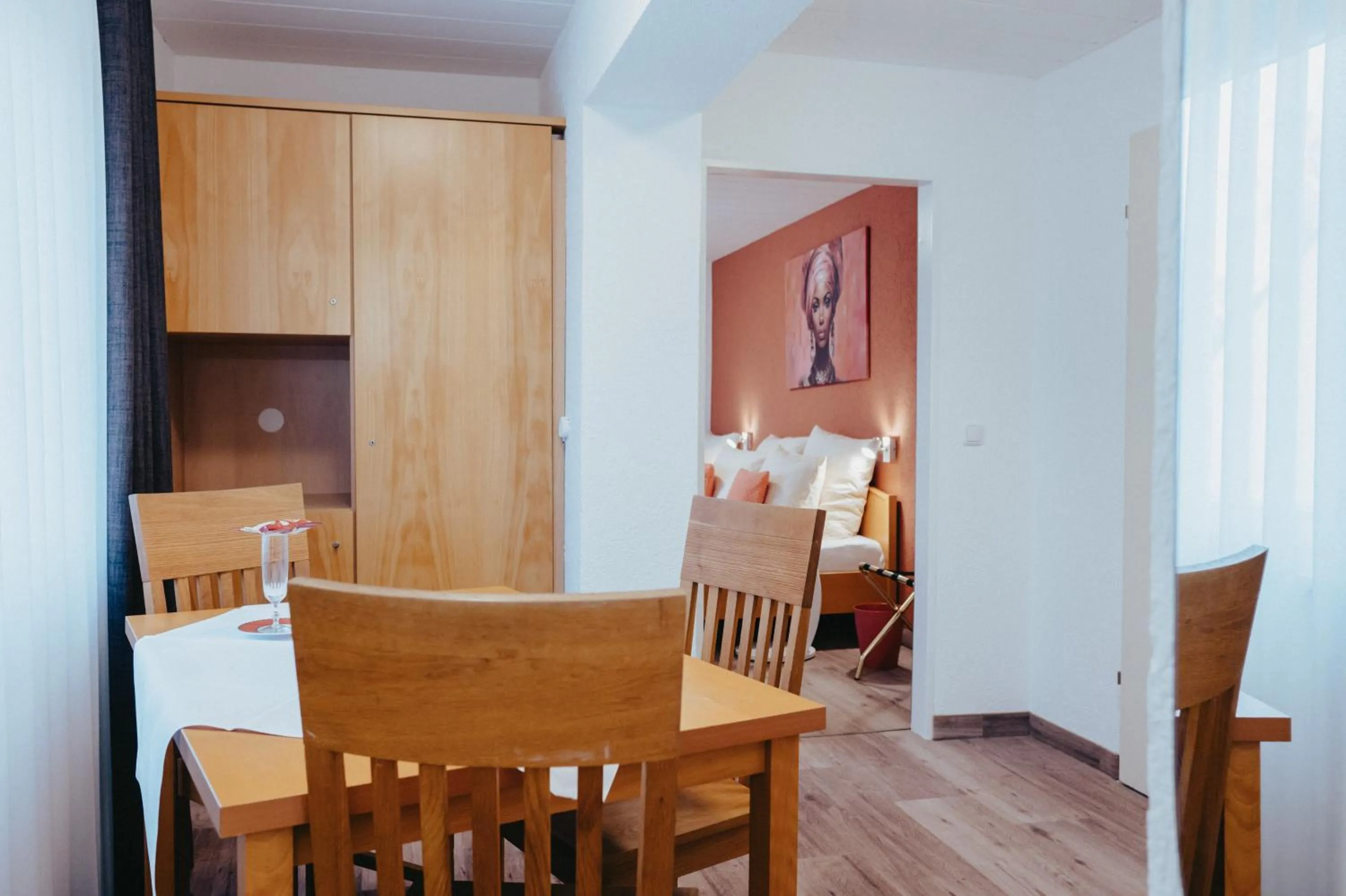 Bed in Hotel Angermeier GARNI