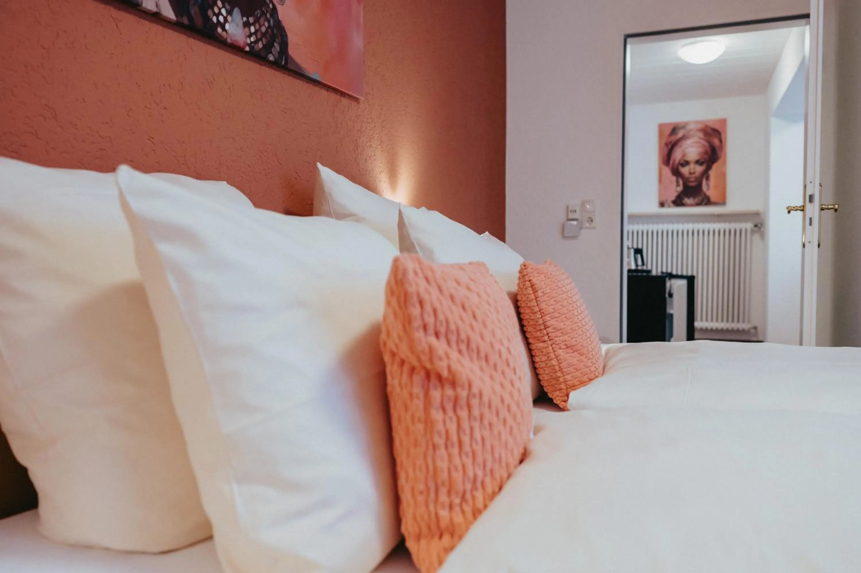 Bed in Hotel Angermeier GARNI