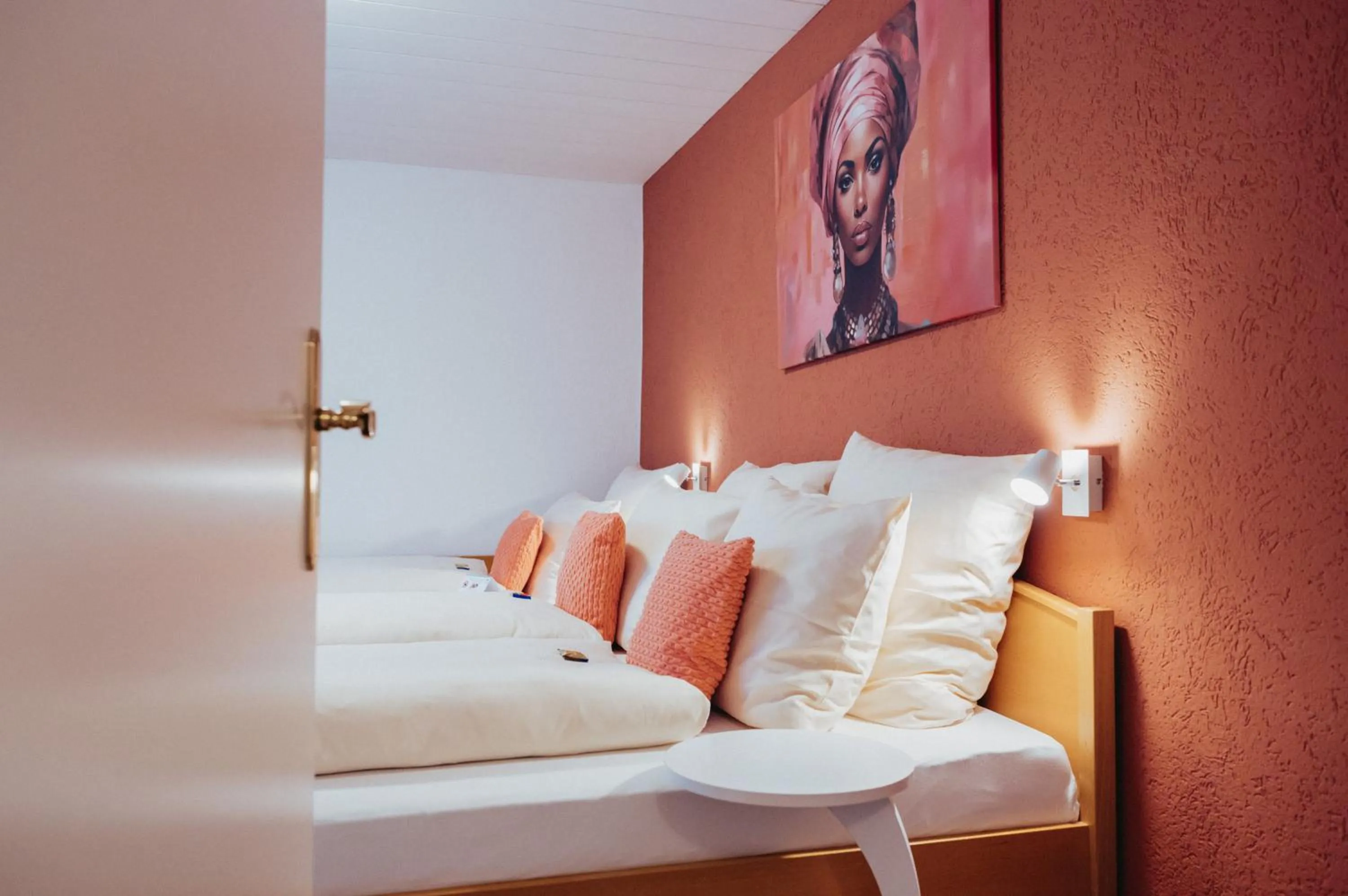 Bed in Hotel Angermeier GARNI