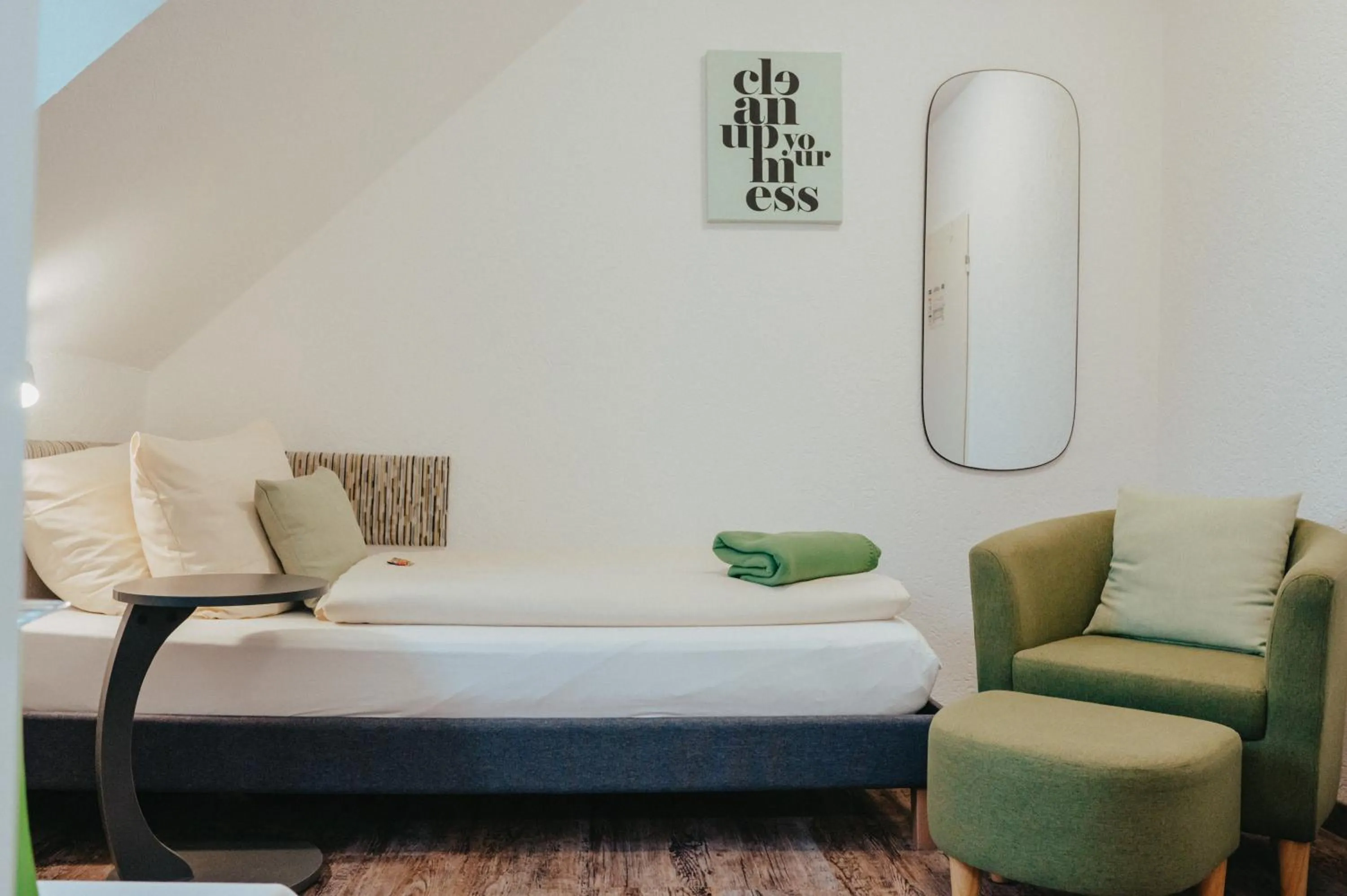 Bed in Hotel Angermeier GARNI