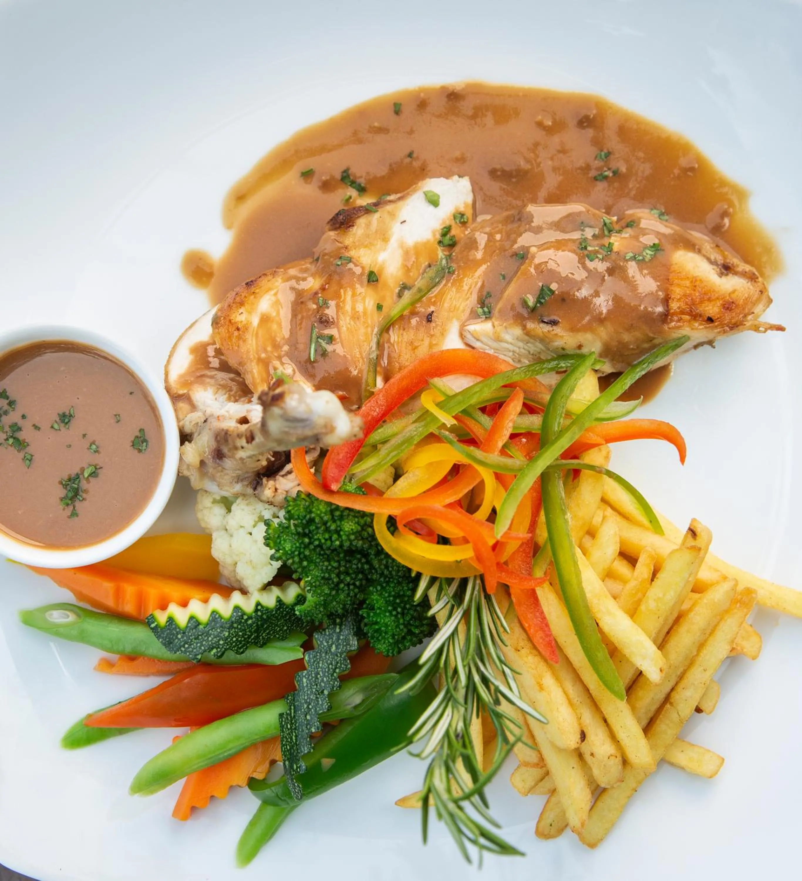 Food close-up in Palm Beach Inn & Sea Shells Cabanas