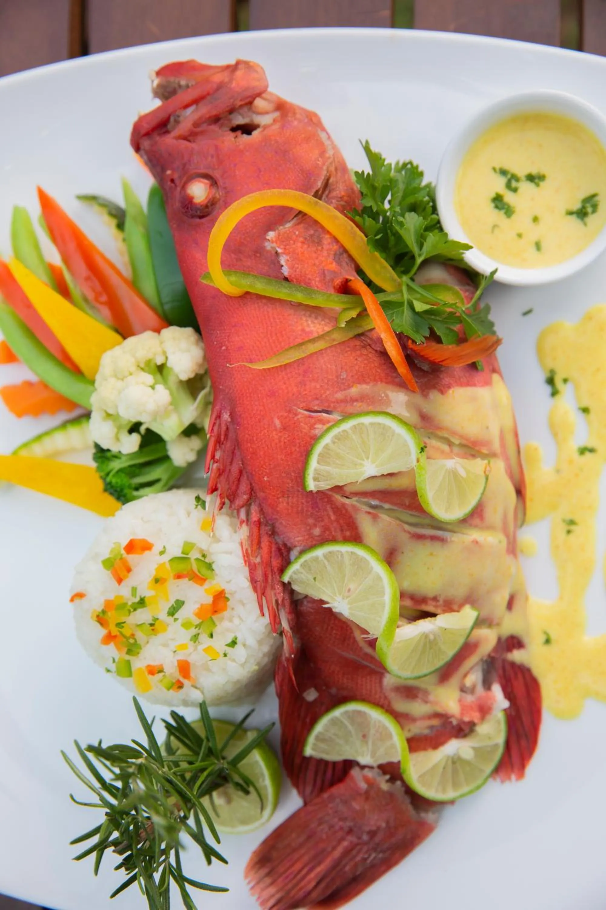 Food close-up in Palm Beach Inn & Sea Shells Cabanas