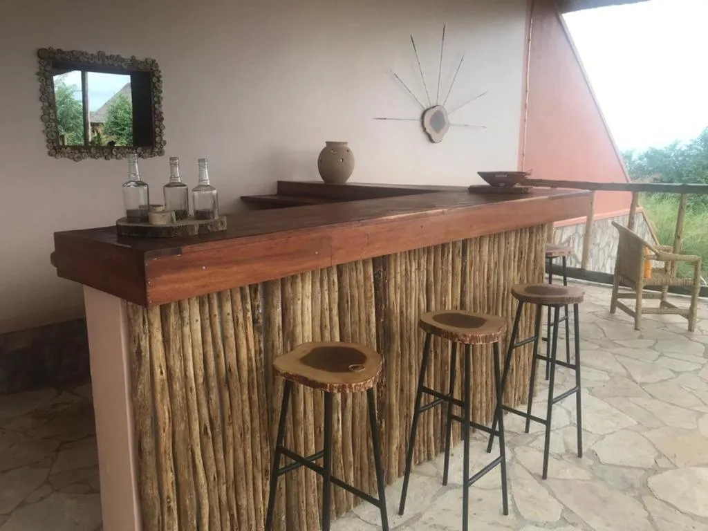 Lounge or bar in Kikonko Lodge