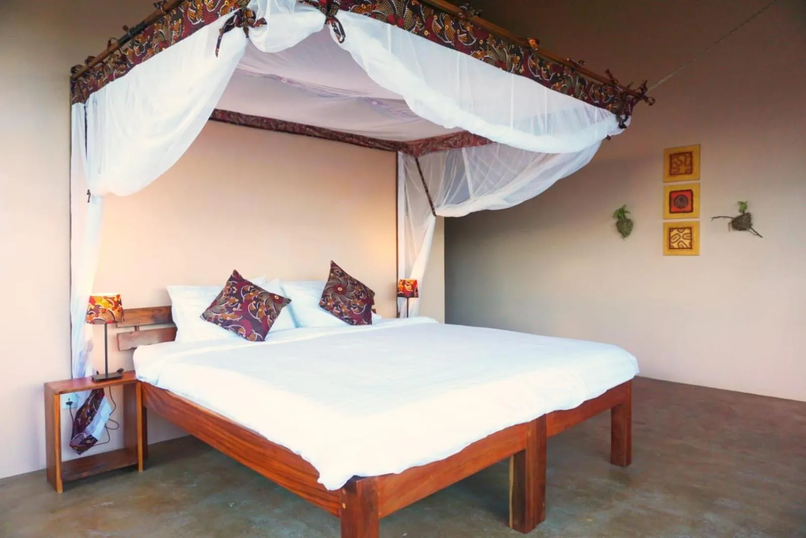 Bed in Kikonko Lodge