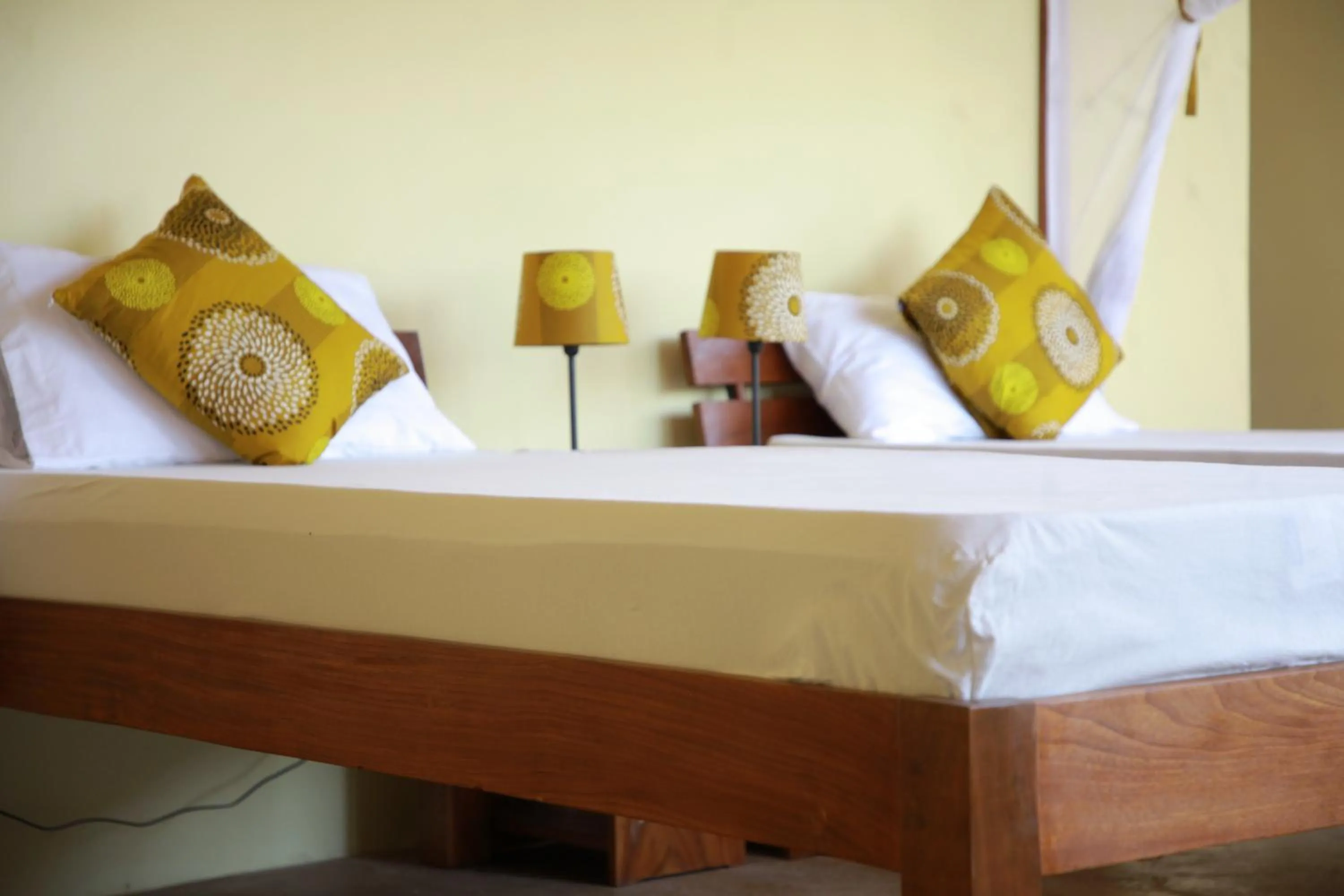 Bed in Kikonko Lodge