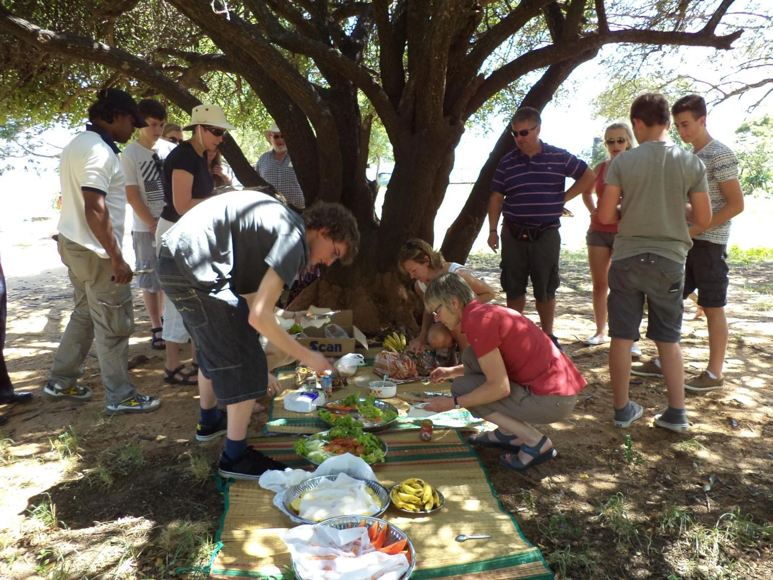 People in Pleasure Island Holiday Home
