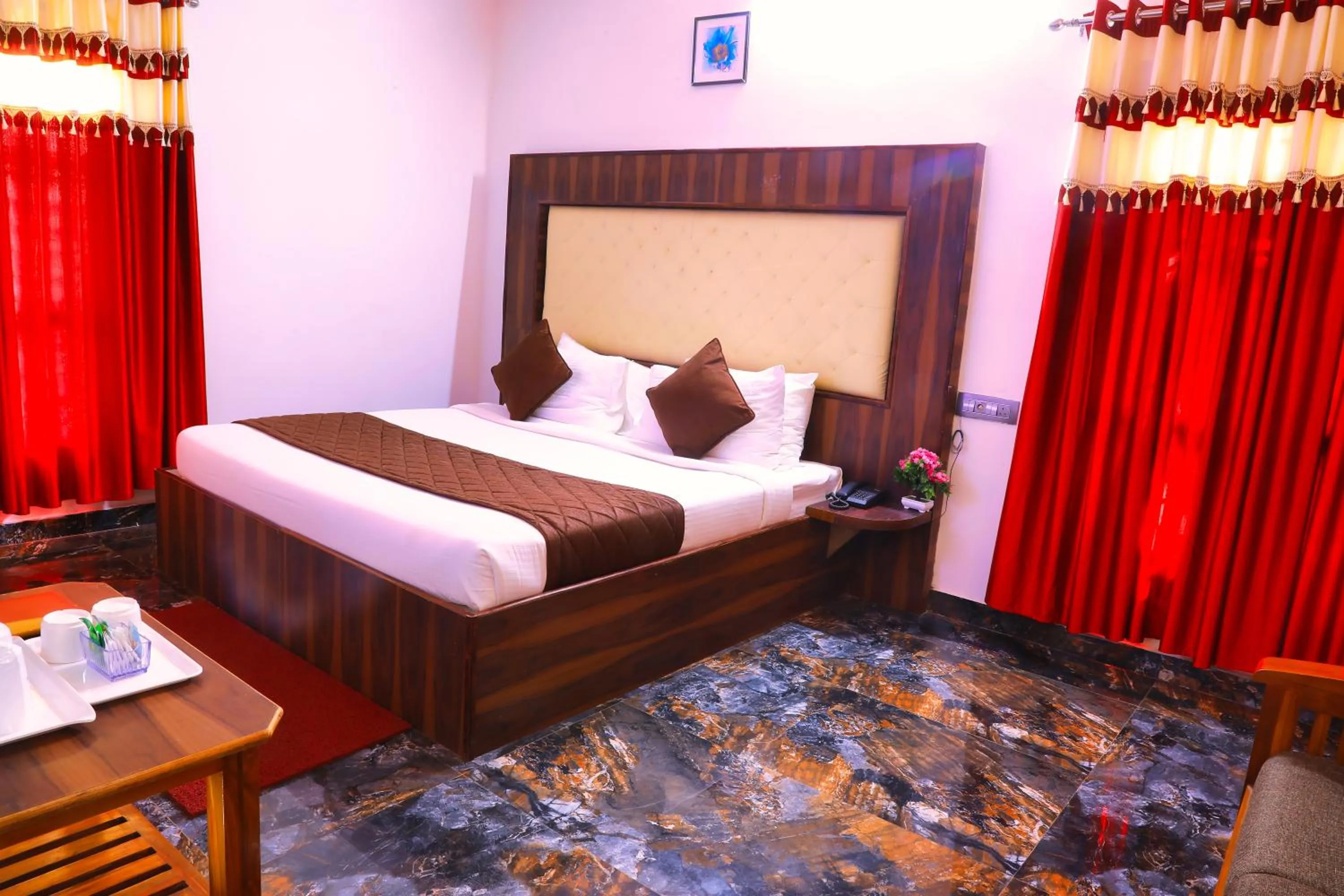 Photo of the whole room, Bed in SS Silver Oaks Resort