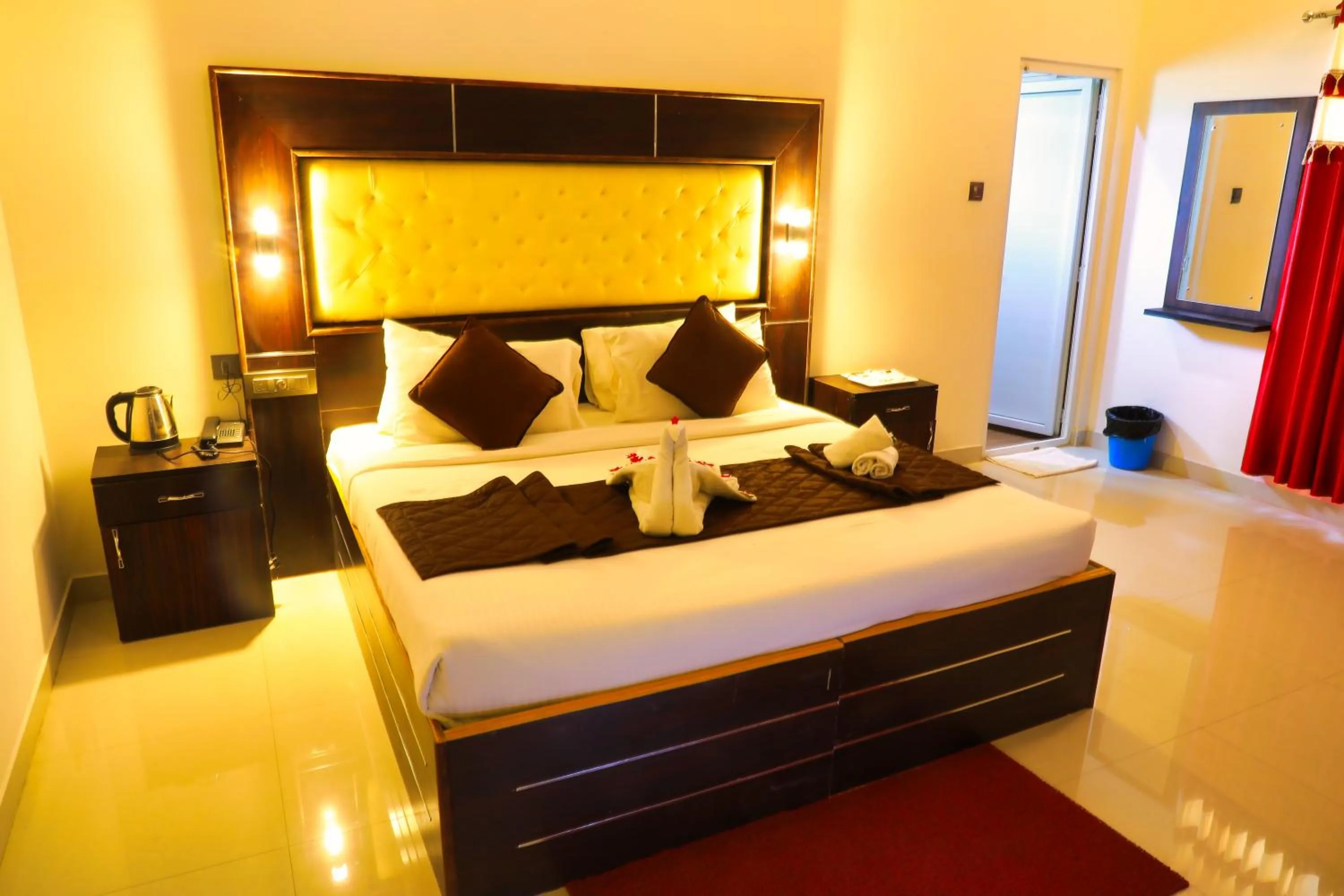 Bedroom, Bed in SS Silver Oaks Resort