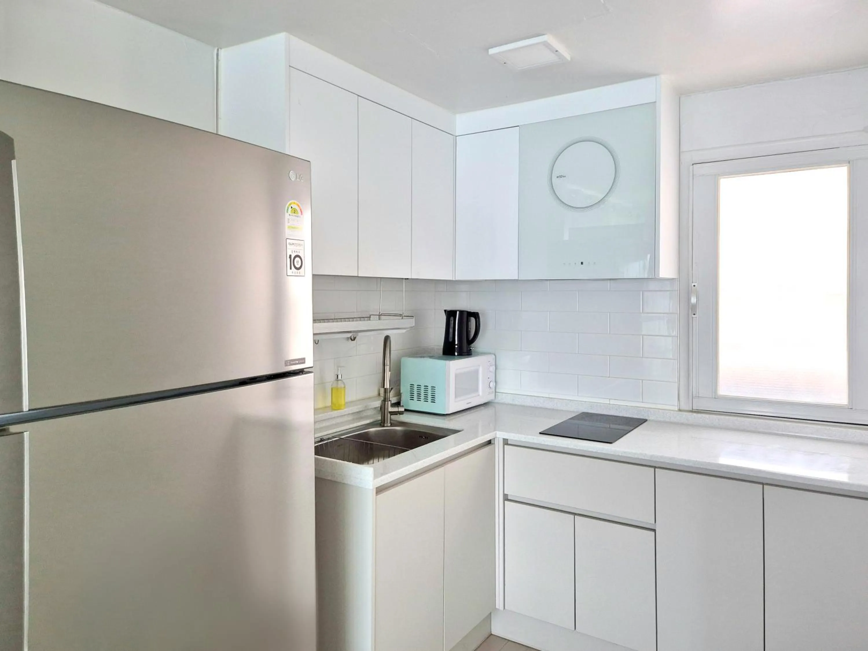 Kitchen or kitchenette in Interlaken Stay