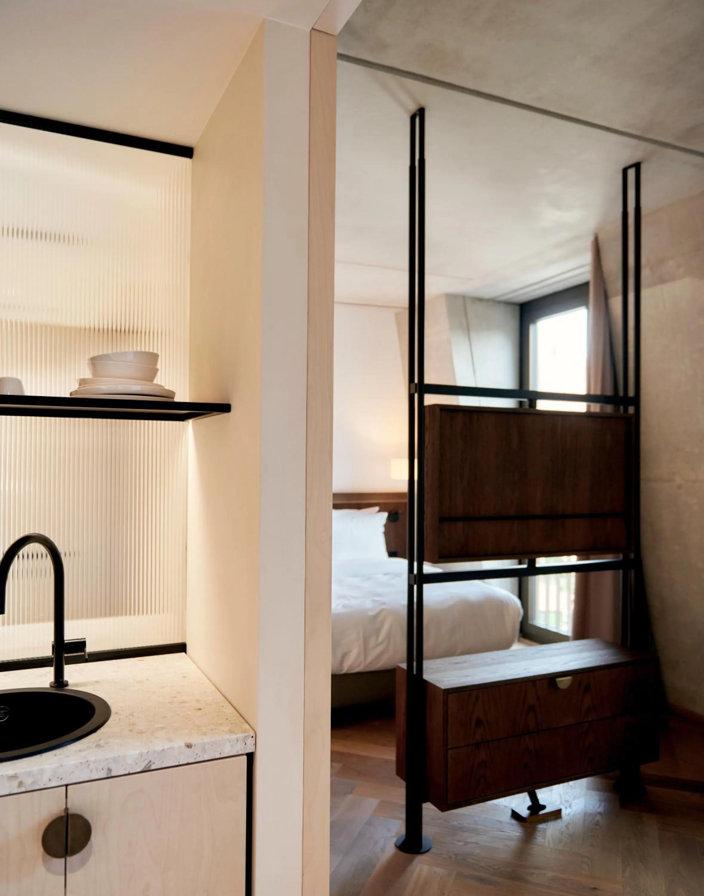 Bedroom, Bed in Karl August - a Neighborhood Hotel