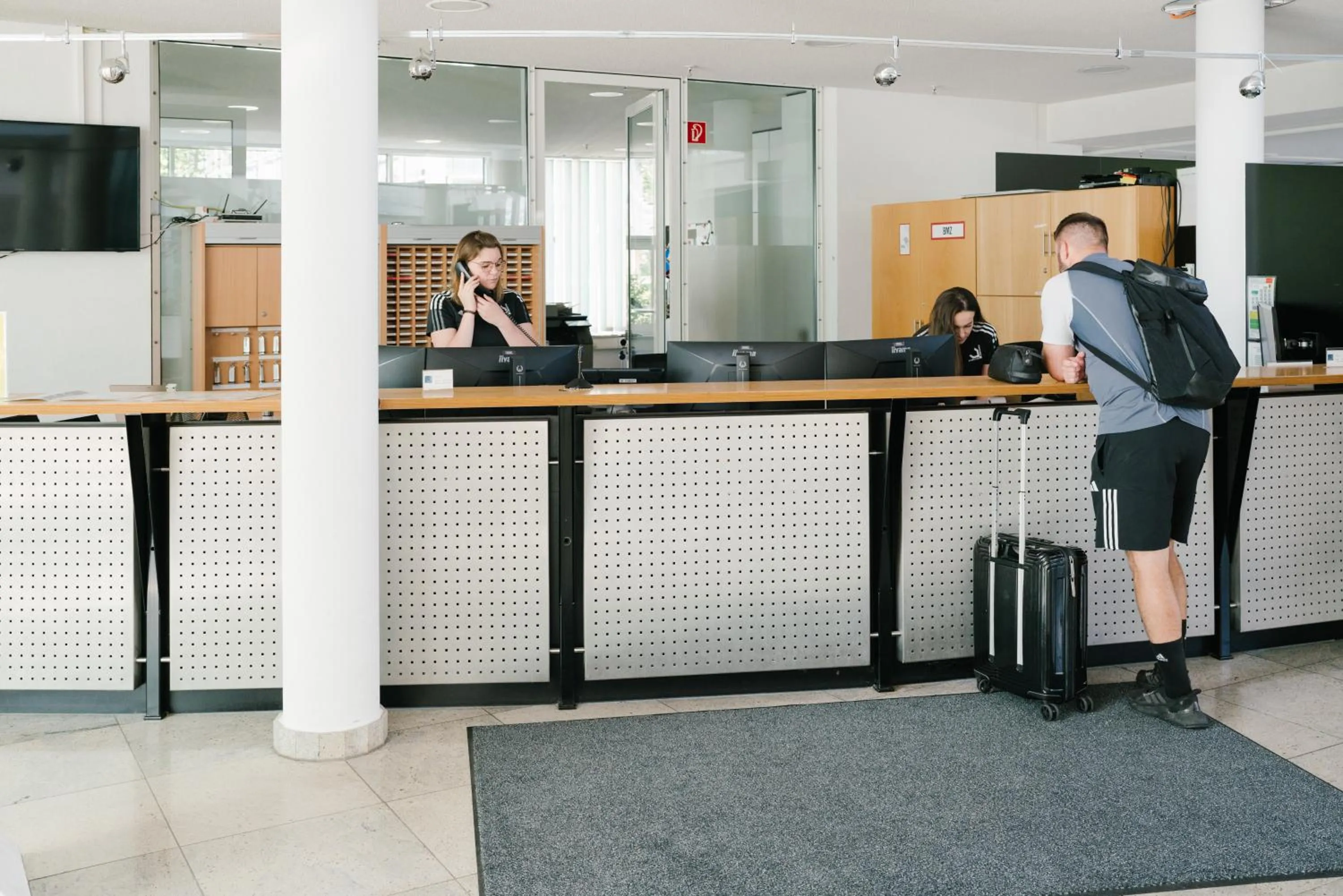 Lobby or reception in Sportschule Oberhaching