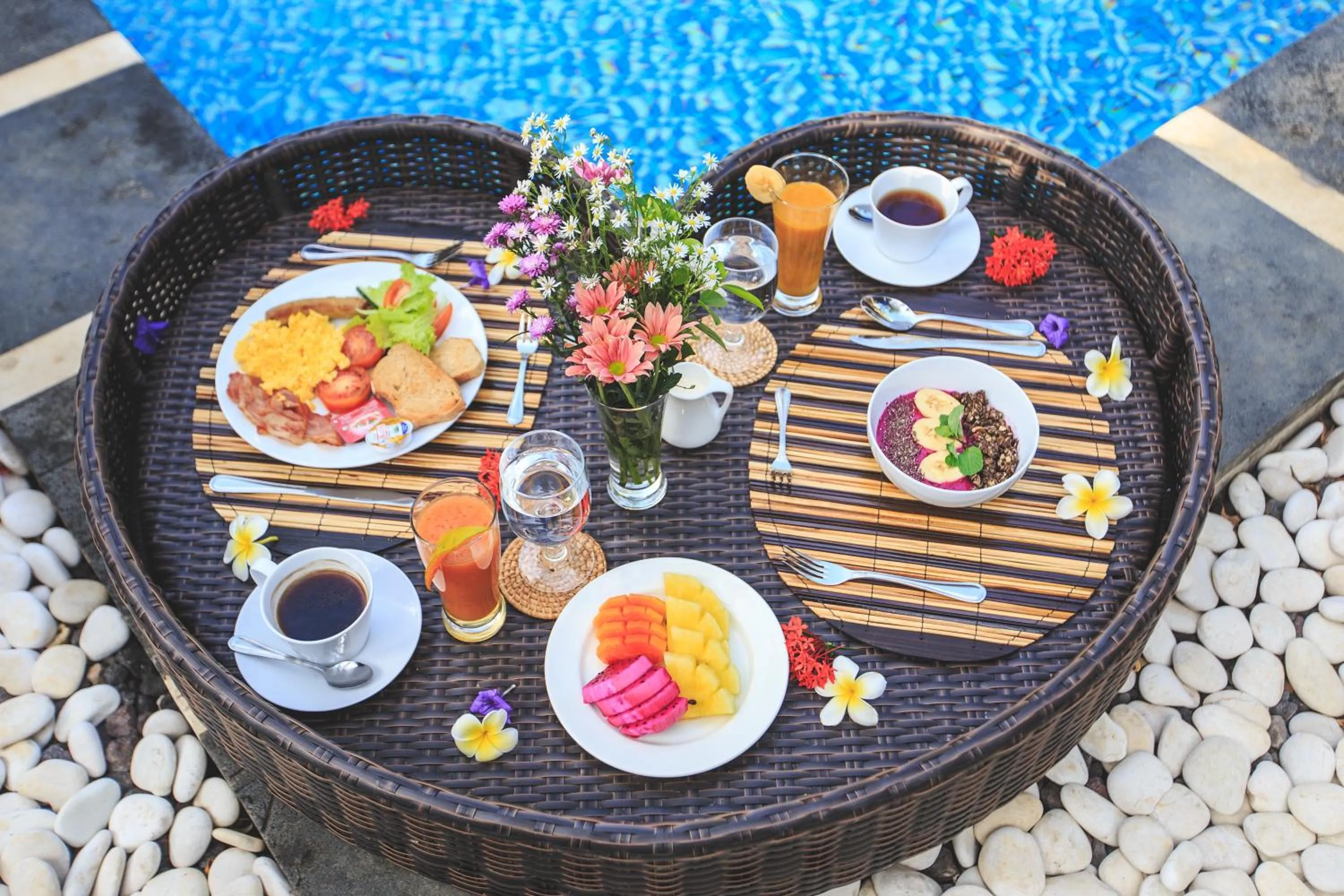 Breakfast in Villa Litera Seminyak Bali