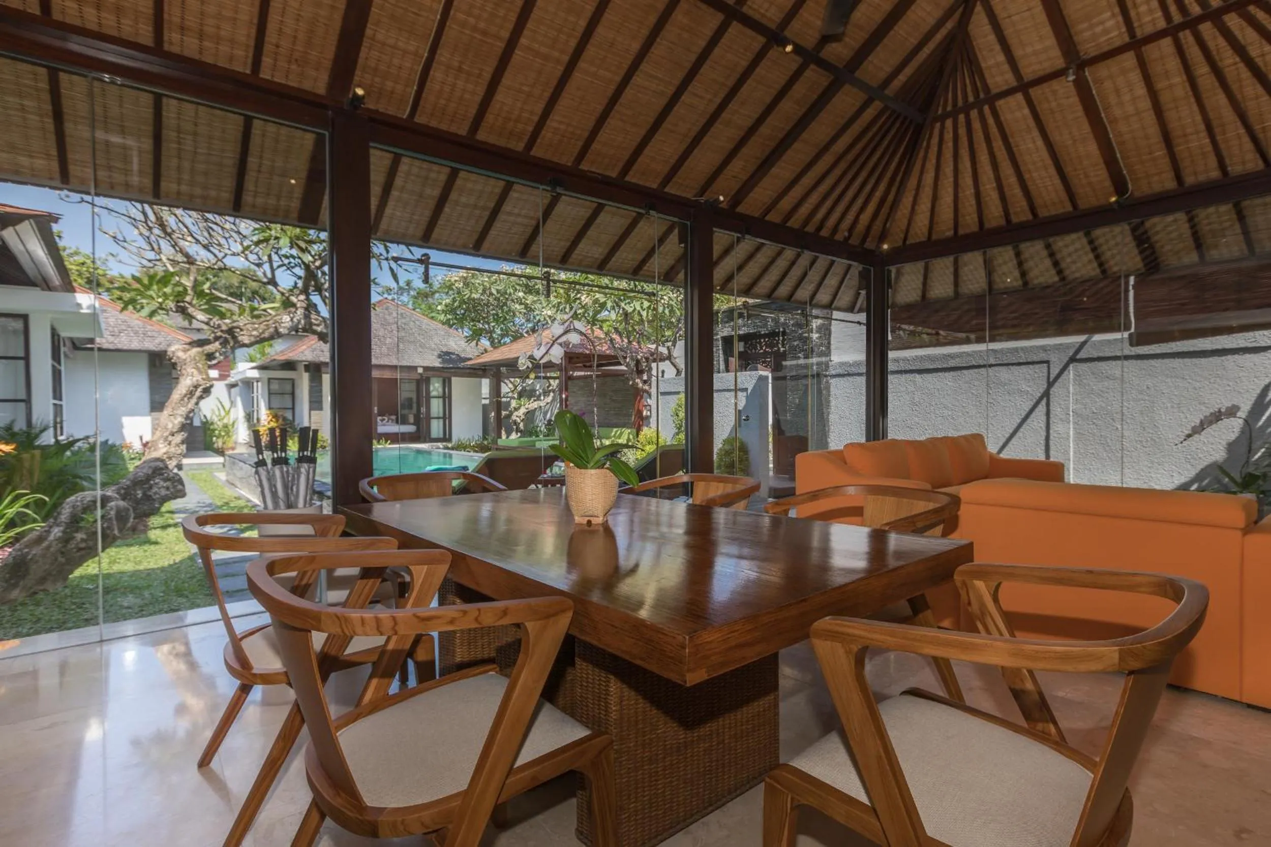 Living room in Villa Litera Seminyak Bali