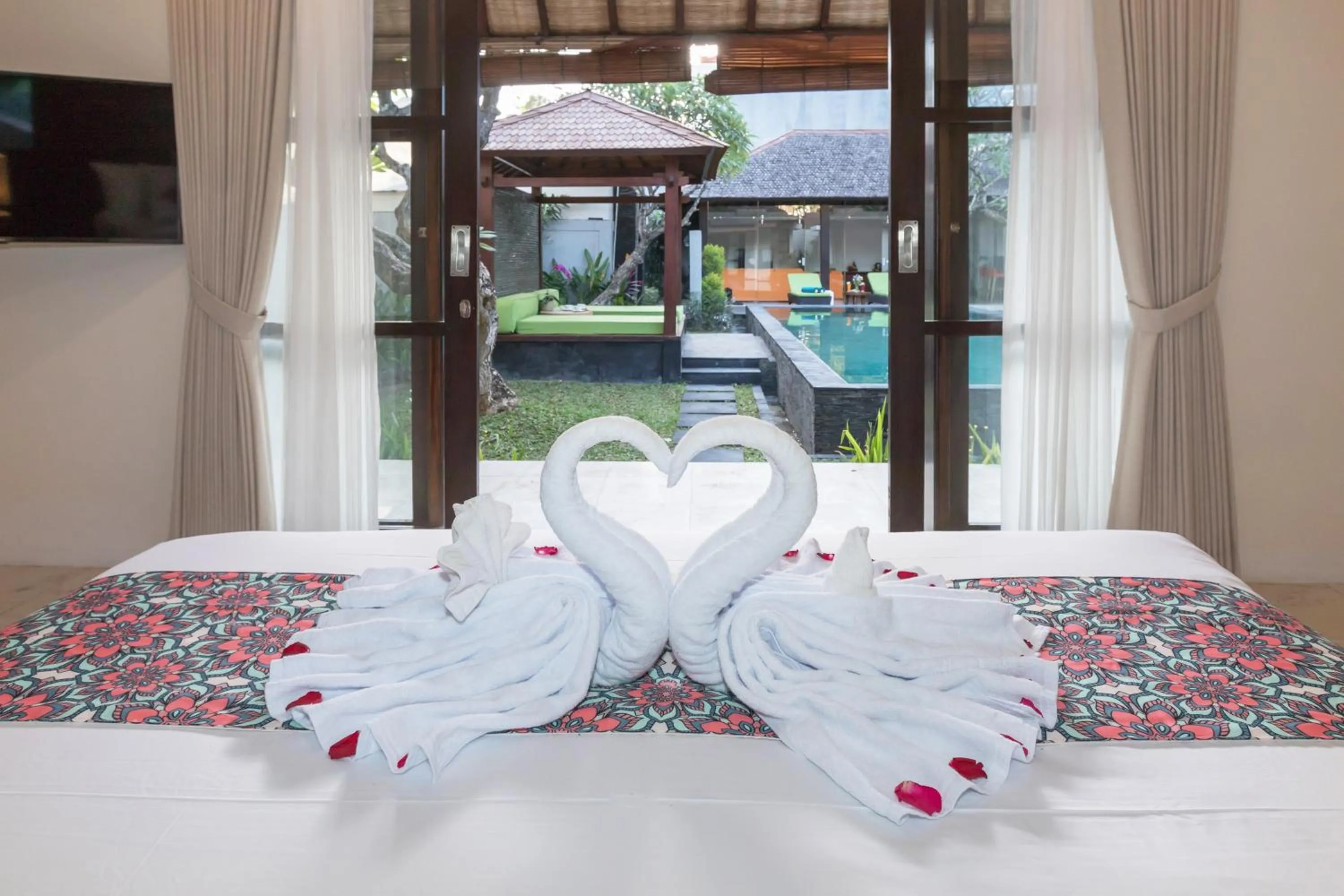 Bedroom, Bed in Villa Litera Seminyak Bali