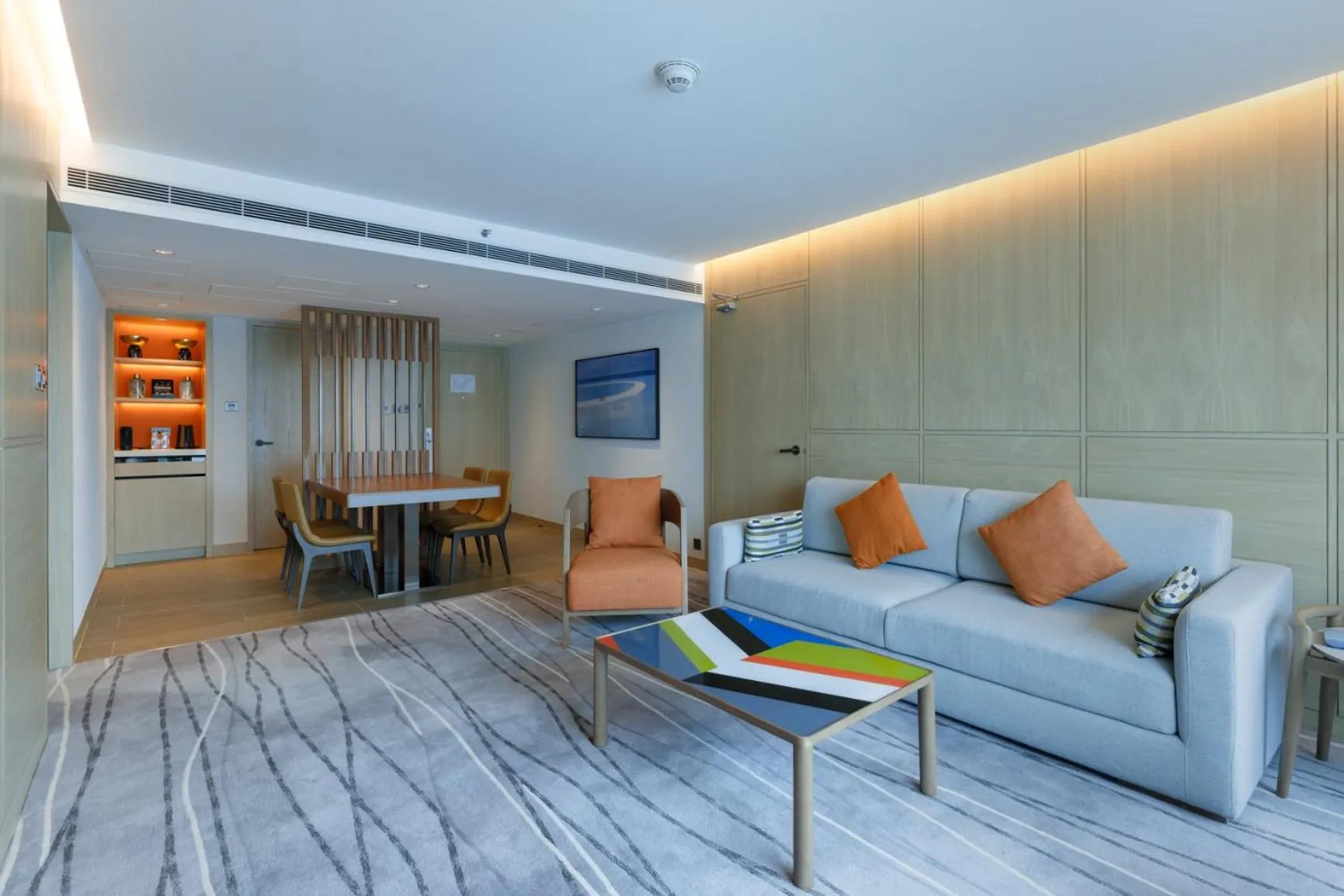 Living room in New World Millennium Hong Kong Hotel