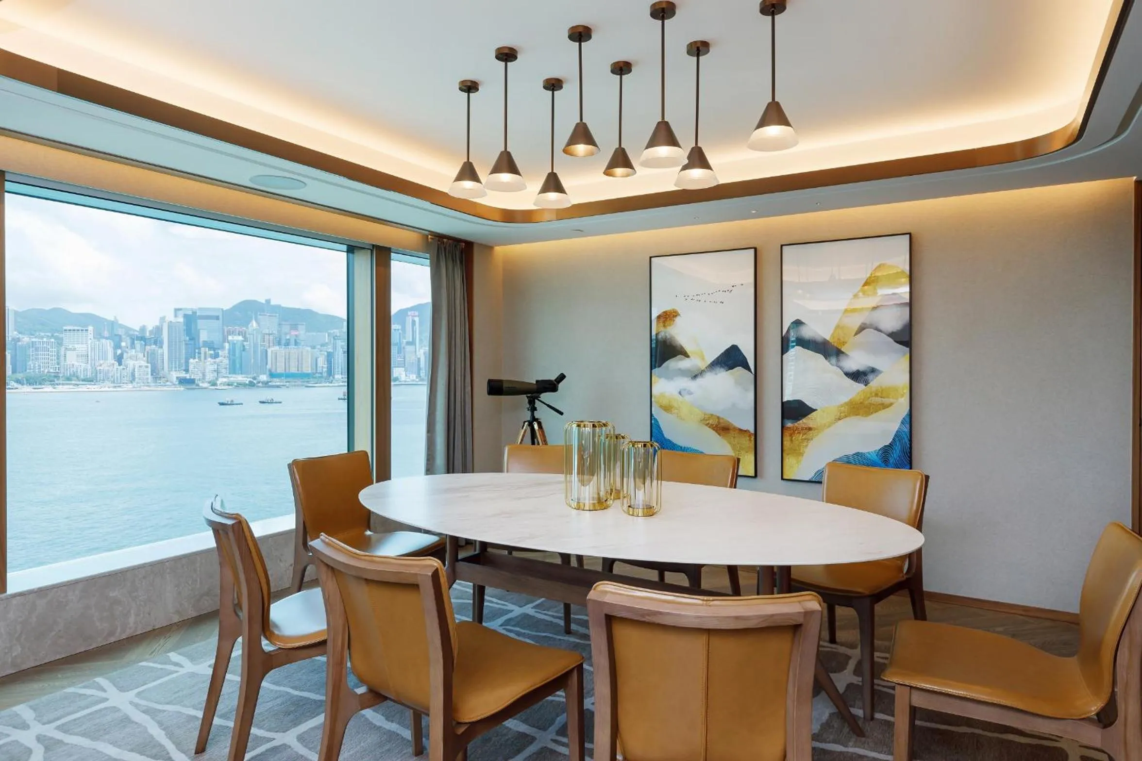 Living room in New World Millennium Hong Kong Hotel